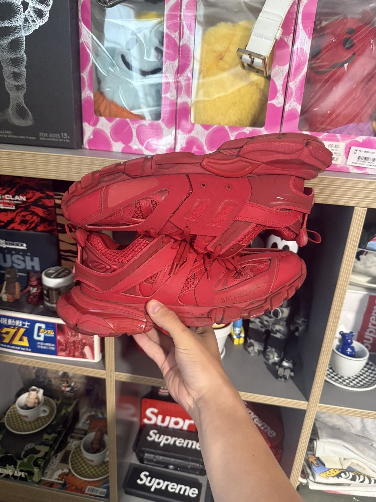 Balenciaga Balenciaga Red Track Sneakers Size US 9 / EU 42 - 5 Thumbnail