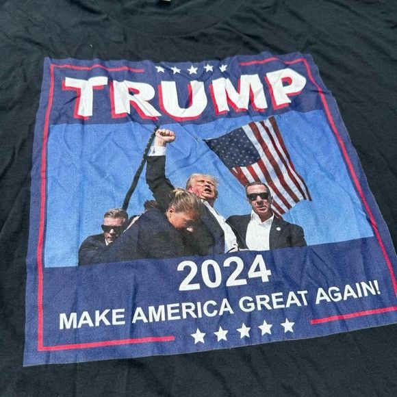 Donald Trump NEW DONALD TRUMP MAKE AMERICAN GREAT AGAIN 2024 BLACK T-SHIR Size US XXL / EU 58 / 5 - 2 Thumbnail