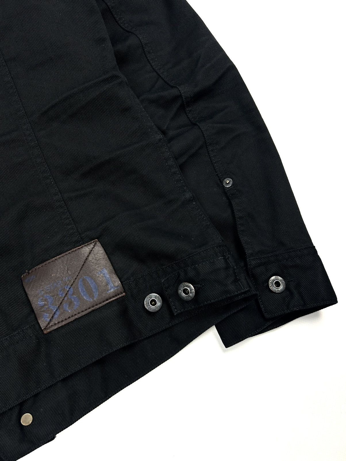 G-Star G-star raw Black Denim Jacket 3301 Slim Tailor Japaneses Y2K Size US XL / EU 56 / 4 - 10 Thumbnail