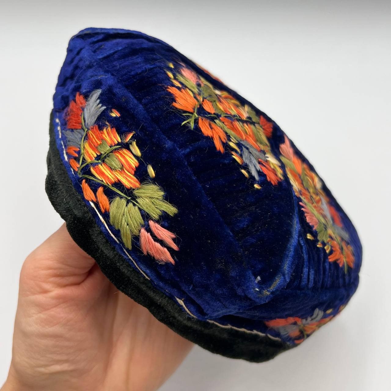 Vintage Vintage Traditional Beadwork Skullcap Hat Handmade Muslim Size ONE SIZE - 2 Thumbnail