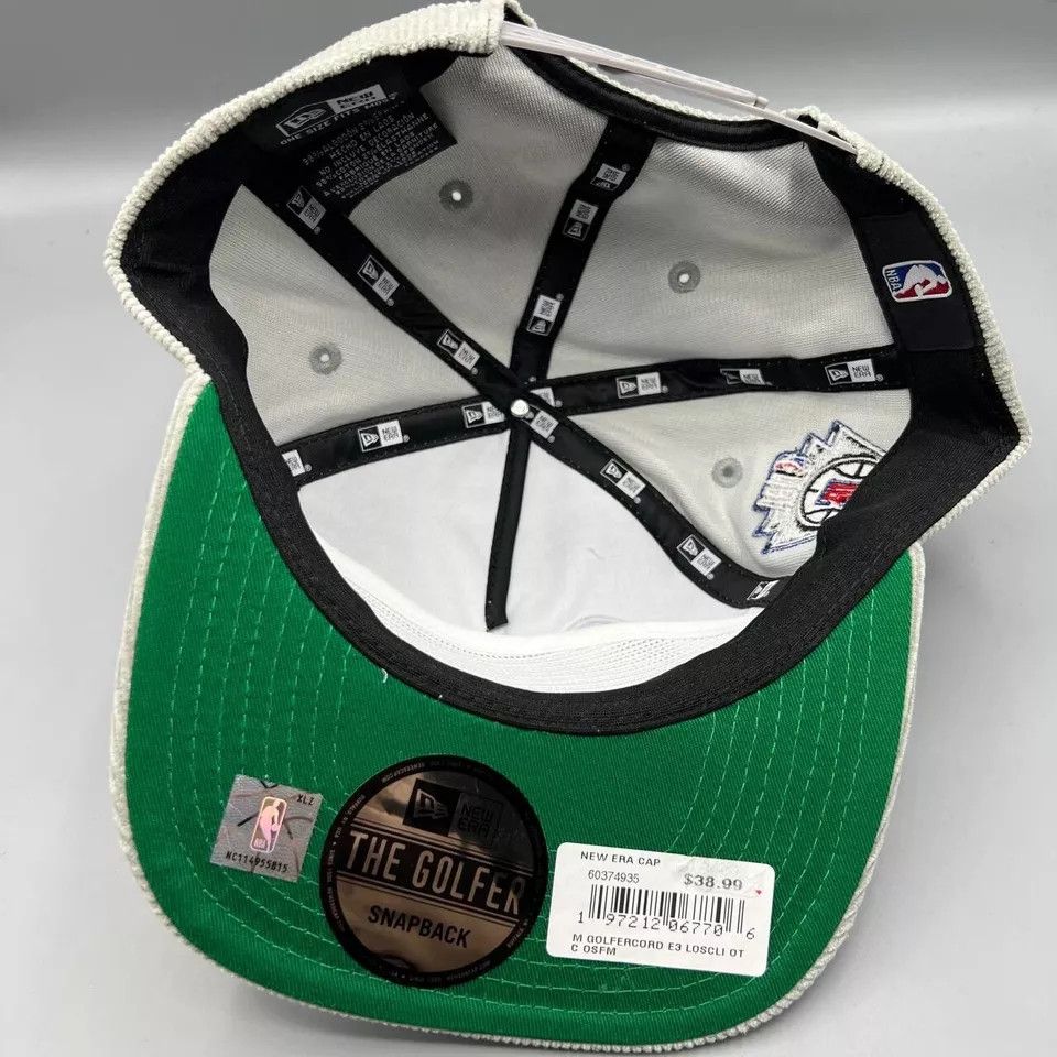 New Era Los Angeles LA Clippers Hat Men Corduroy The Golfer SnapBack Size ONE SIZE - 5 Thumbnail