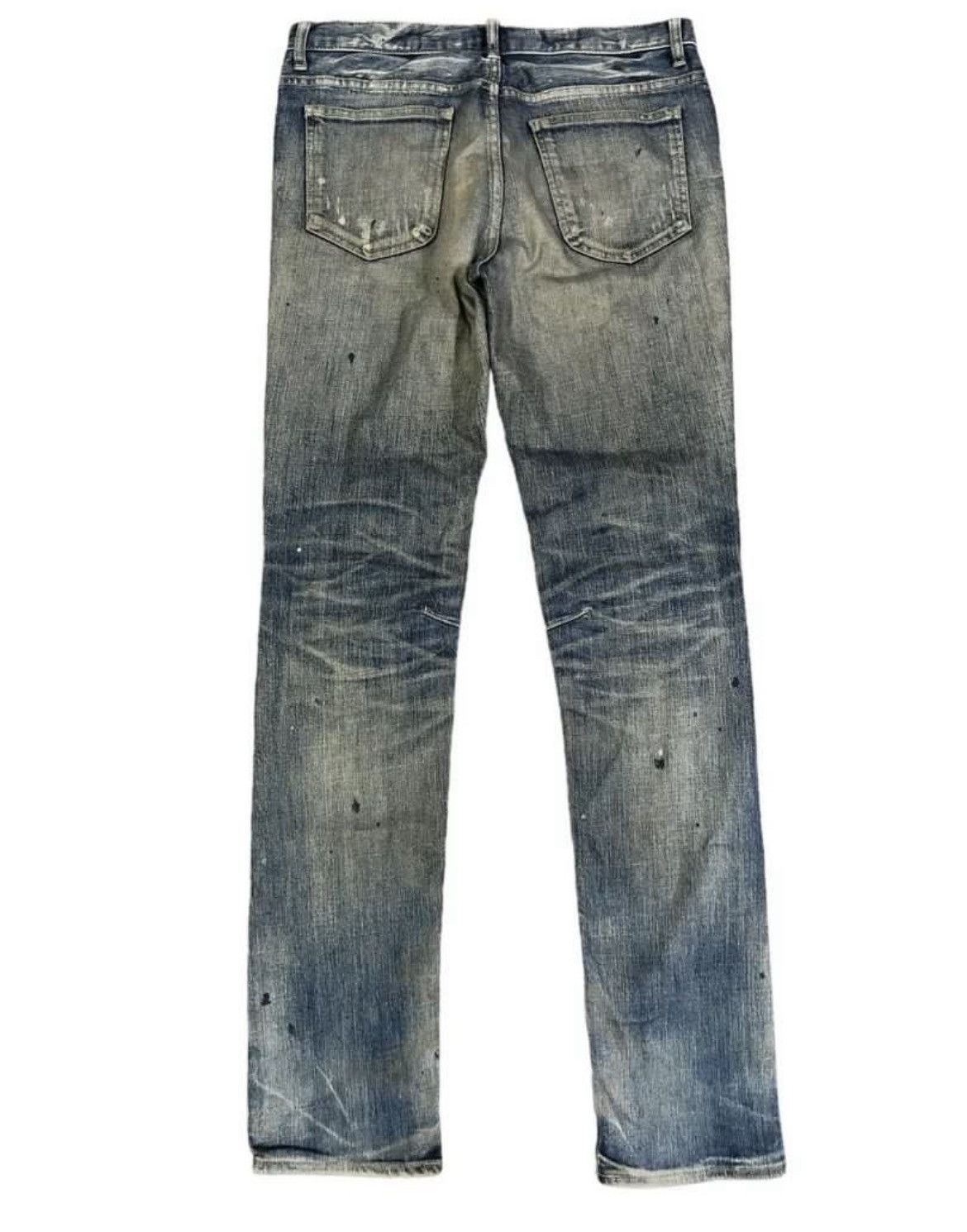 Lounge Lizard Japanese Brand Lounge Lizard Distressed Denim Size US 31 - 2 Thumbnail