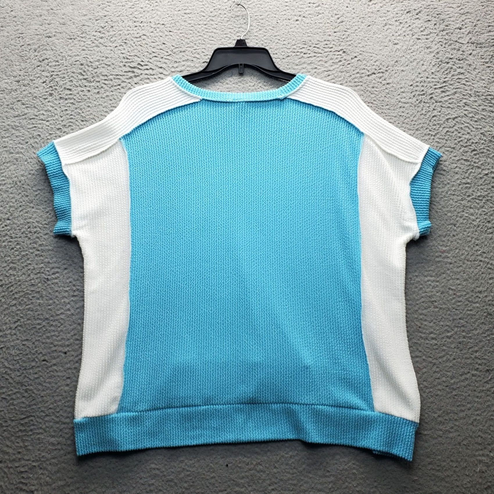 Vintage 7th Ray T-Shirt Womens Small Multi Ribbed Short Sleeve Crew Neck Pullover Size S / US 4 / IT 40 - 2 Thumbnail