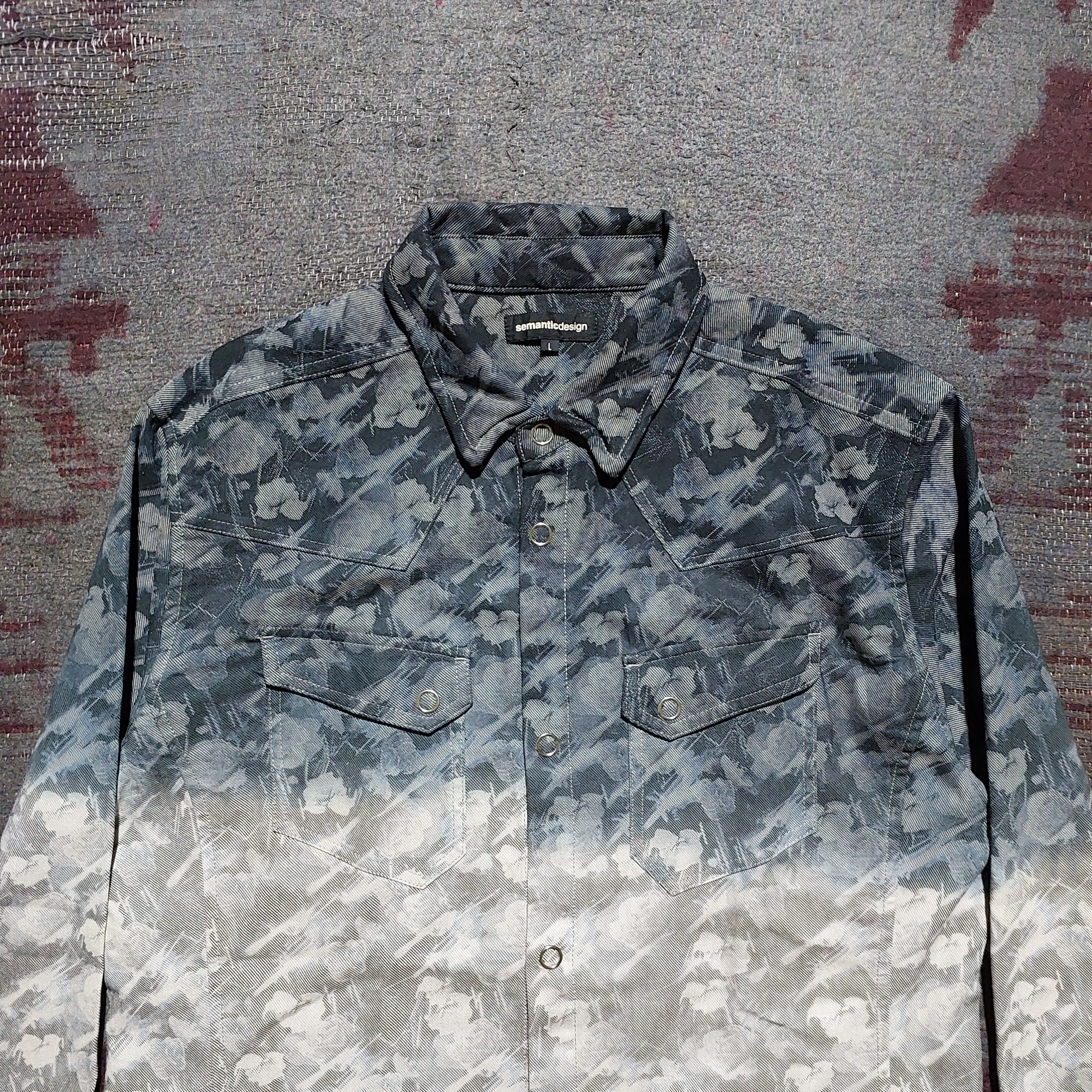 semanticdesign Semantic design flower patter button denim shirt Size US L / EU 52-54 / 3 - 3 Thumbnail