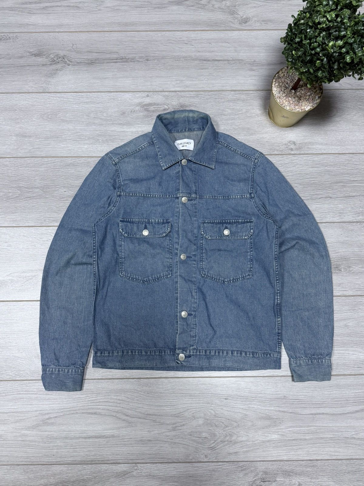Our Legacy Our Legacy Denim Jacket buttons Size US S / EU 44-46 / 1 - 1 Thumbnail