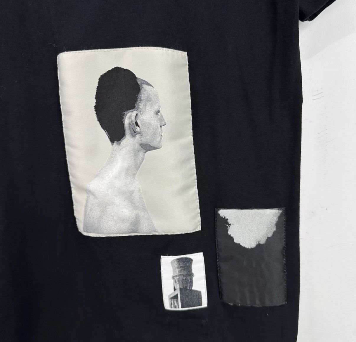 Rick Owens Rick Owens Figure Patch Dark Style Short Sleeve Tee J42 Size US M / EU 48-50 / 2 - 3 Thumbnail
