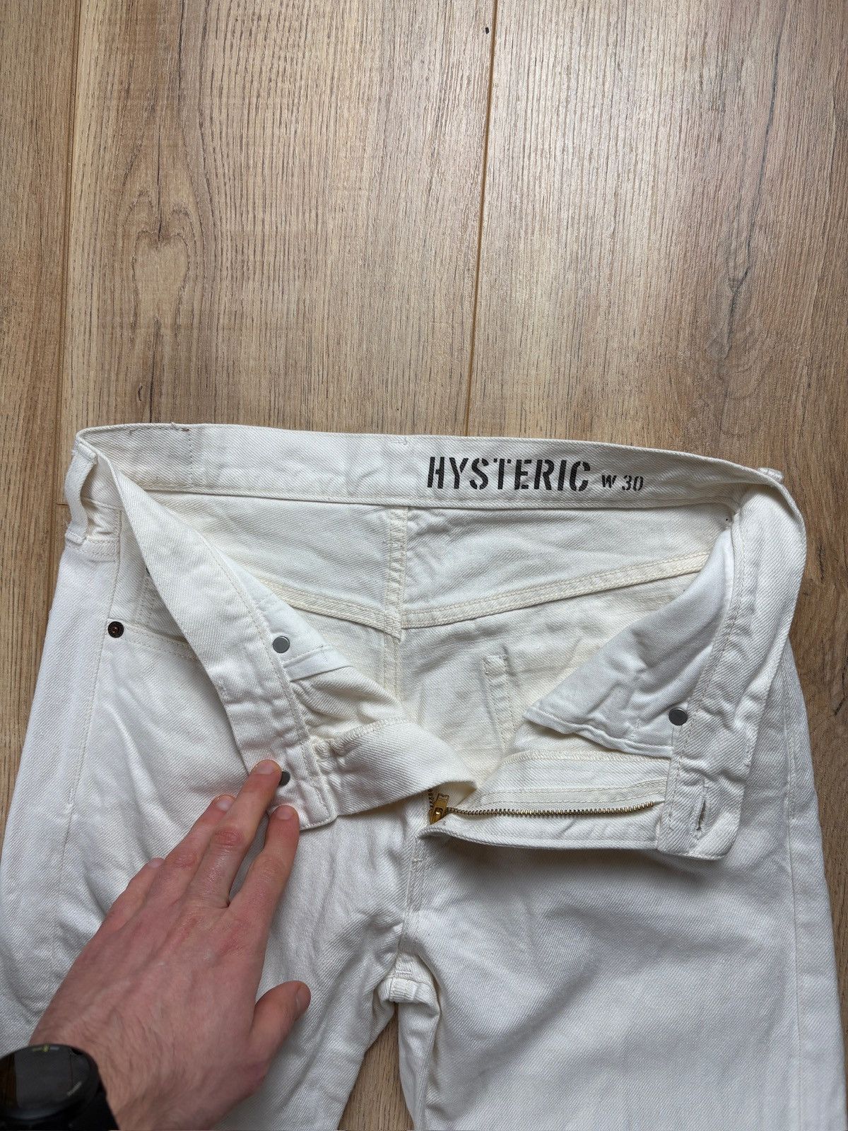 Hysteric Glamour Hysteric Glamour Archive Jeans White Size 30" / US 8 / IT 44 - 6 Thumbnail