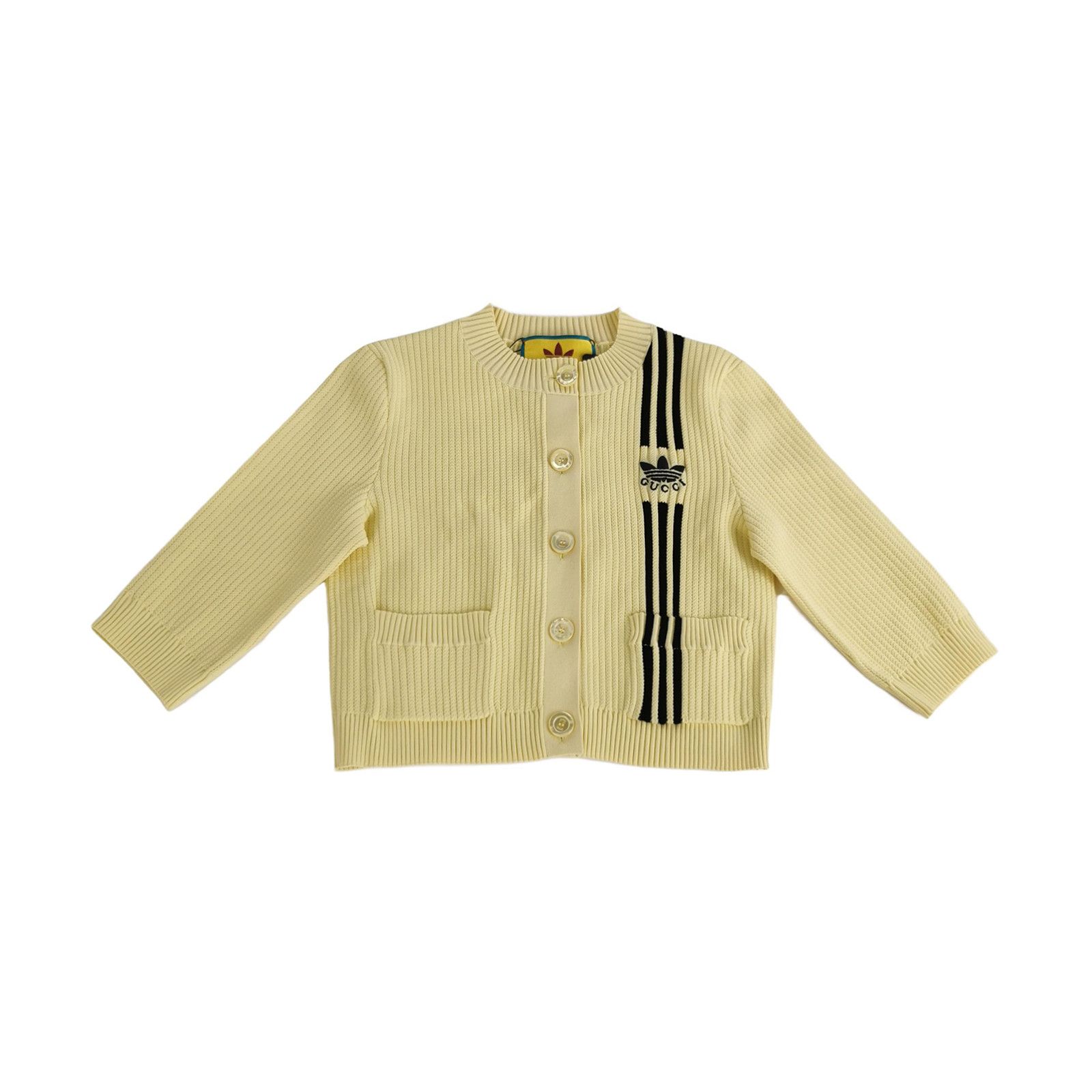 Gucci Gucci x Adidas Trefoil Logo Knit Cardigan Size XS Size XS / US 0-2 / IT 36-38 - 1 Thumbnail