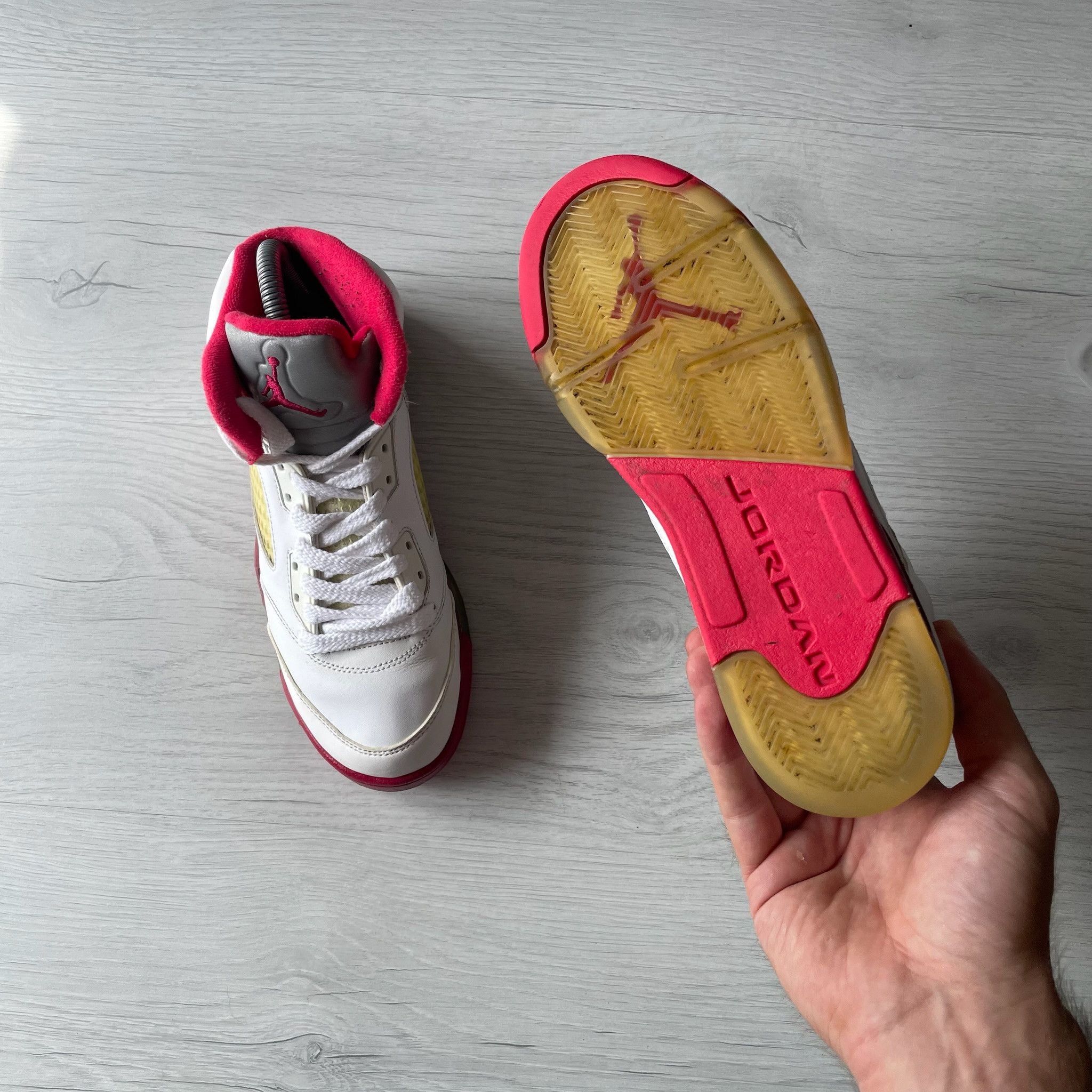 Jordan Brand × Nike Nike Air Jordan V 5 Scarlet Red Retro Size US 7 / IT 37 - 5 Thumbnail