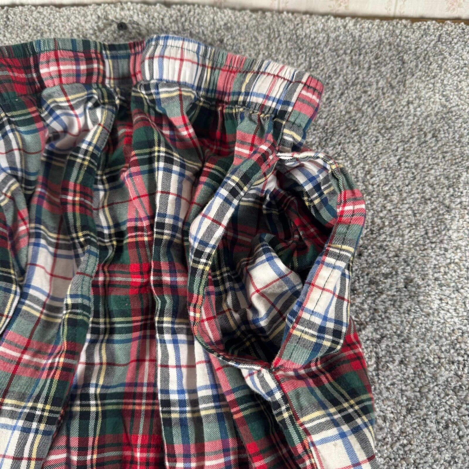 Polo Ralph Lauren Polo Ralph Lauren Pajama Pants Mens Medium Sleepwear Plaid Size US 27 - 11 Thumbnail