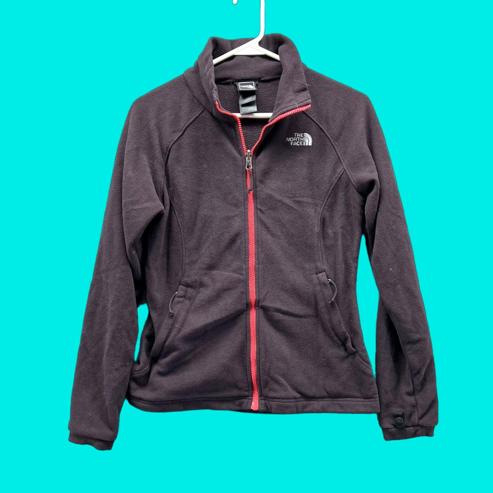 The North Face VINTAGE? The North Face Sweater Women XS Polartec Burgundy Full Zip Fleece Jacket Size XS / US 0-2 / IT 36-38 - 1 Thumbnail
