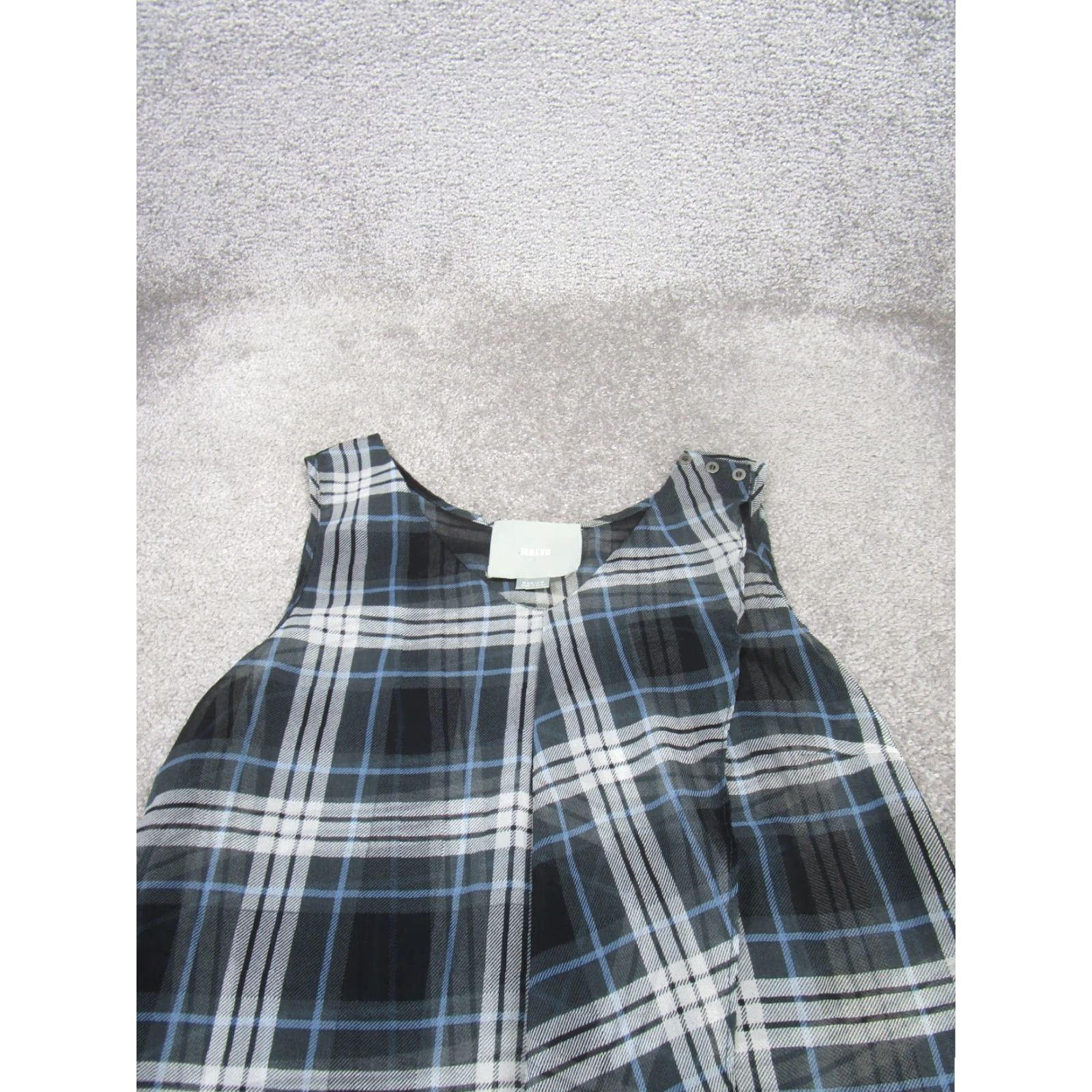 Vintage Maeve Shirt Womens Medium Black Plaid Cami Blouse Size M / US 6-8 / IT 42-44 - 2 Thumbnail