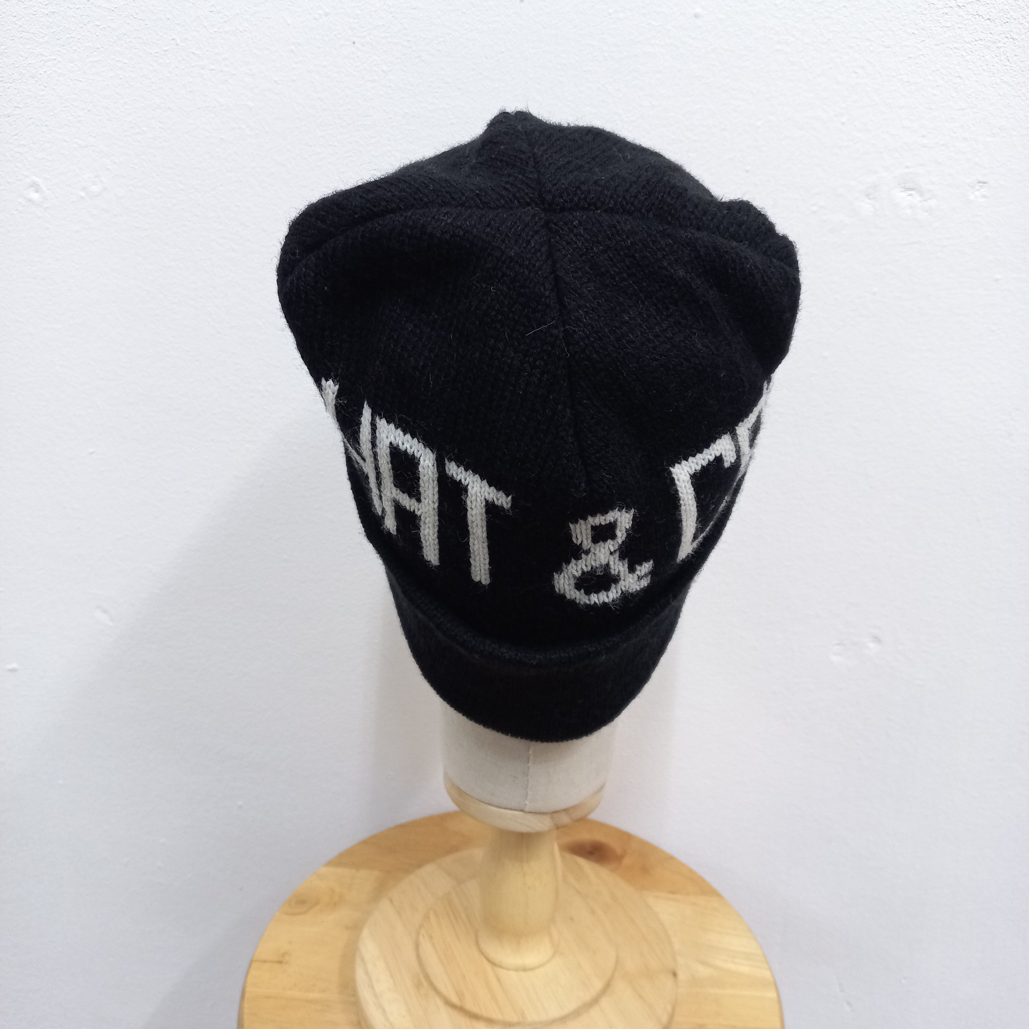 Japanese Brand 💥 New york hat & co spellout made in usa beanie hat Size ONE SIZE - 3 Thumbnail