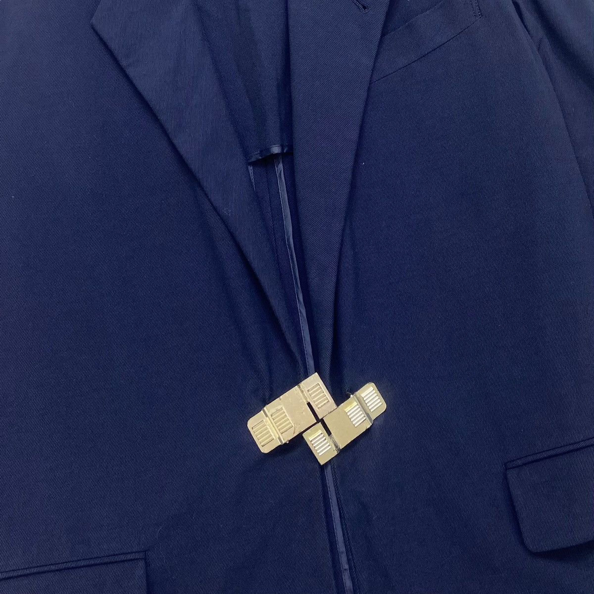 Designer × Jean Paul Gaultier Jean Paul Gaultier Homme Buckle Poliuretana Long Coat Size US M / EU 48-50 / 2 - 7 Thumbnail