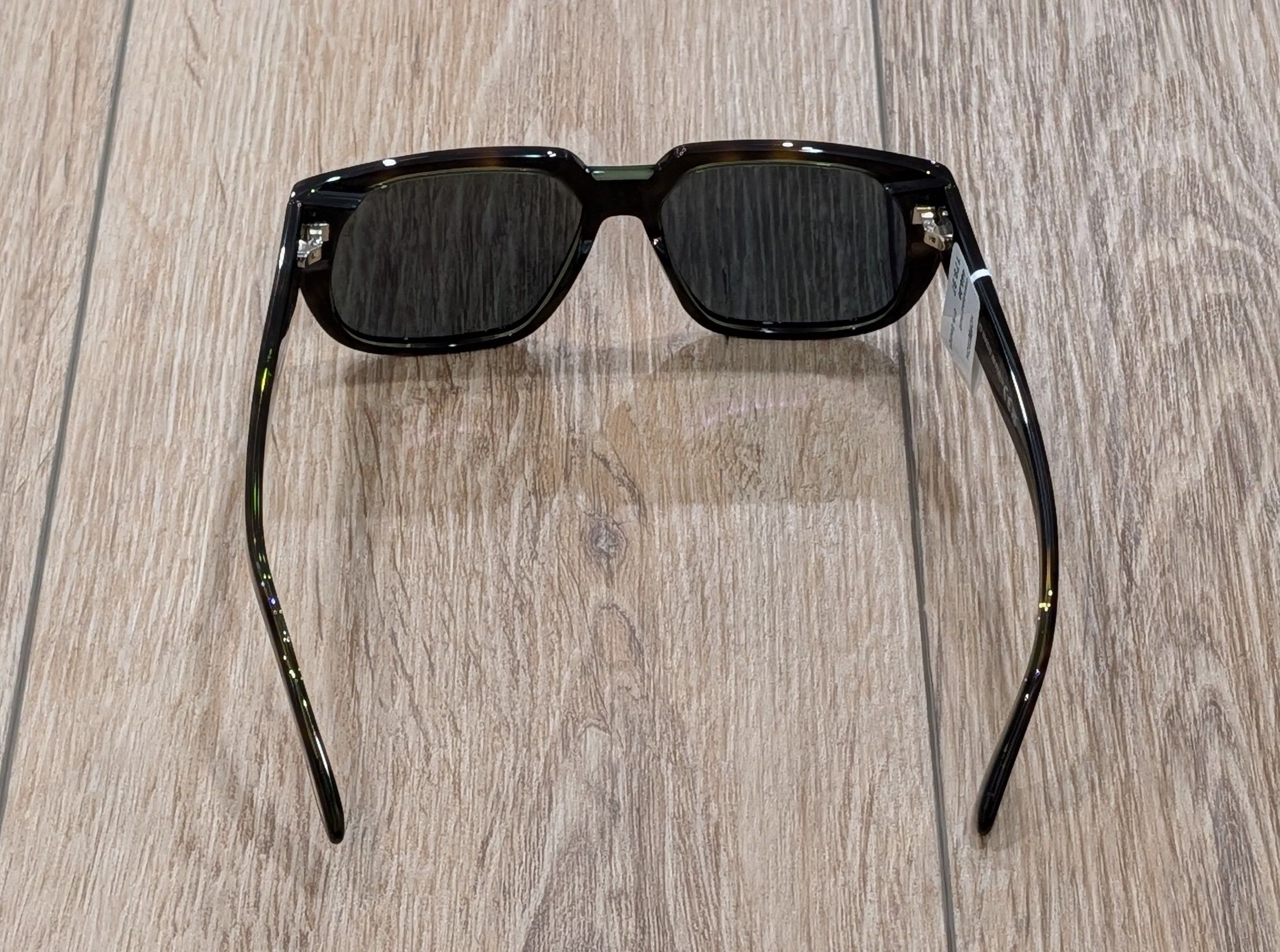 Tom Ford TOM FORD 56mm Square Sunglasses Havana Green Size ONE SIZE - 4 Thumbnail