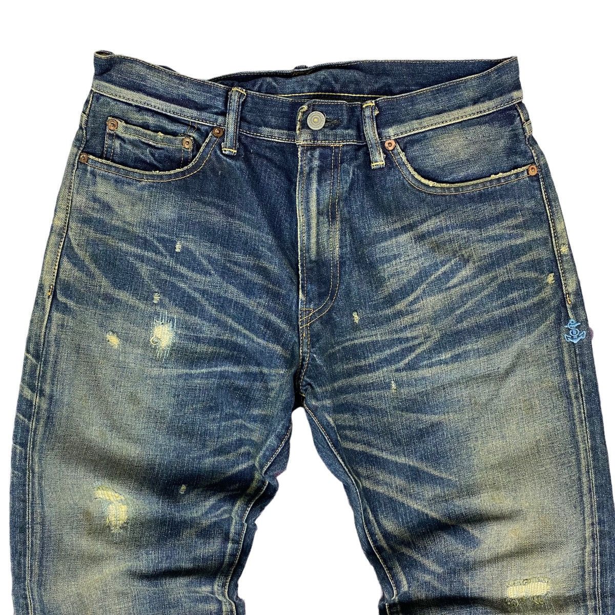 Japanese Brand Rare🔥Yamaya Jeans Lightning Style Size US 30 / EU 46 - 7 Thumbnail