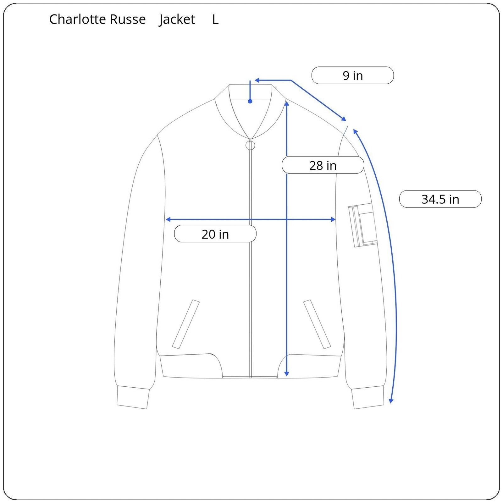 Other Charlotte Russe Long Sleeve Jacket Women's Size Large Size L / US 10 / IT 46 - 5 Thumbnail