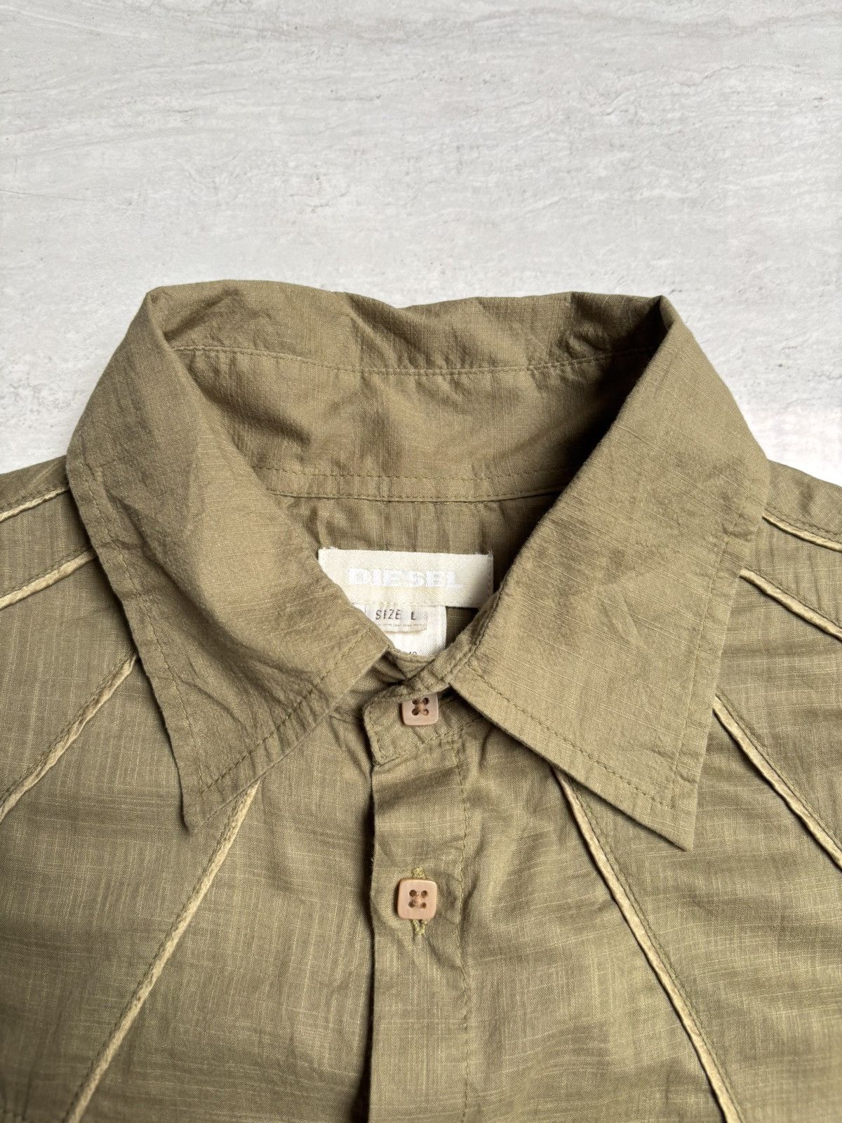 Diesel DIESEL Green Shirt Size US S / EU 44-46 / 1 - 10 Thumbnail