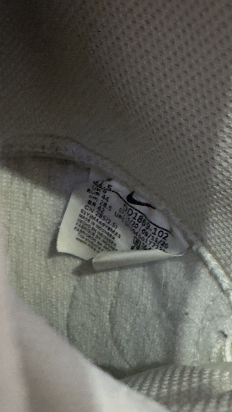 Nike Nike Dunk High Football Grey Size US 11.5 / EU 44-45 - 9 Thumbnail
