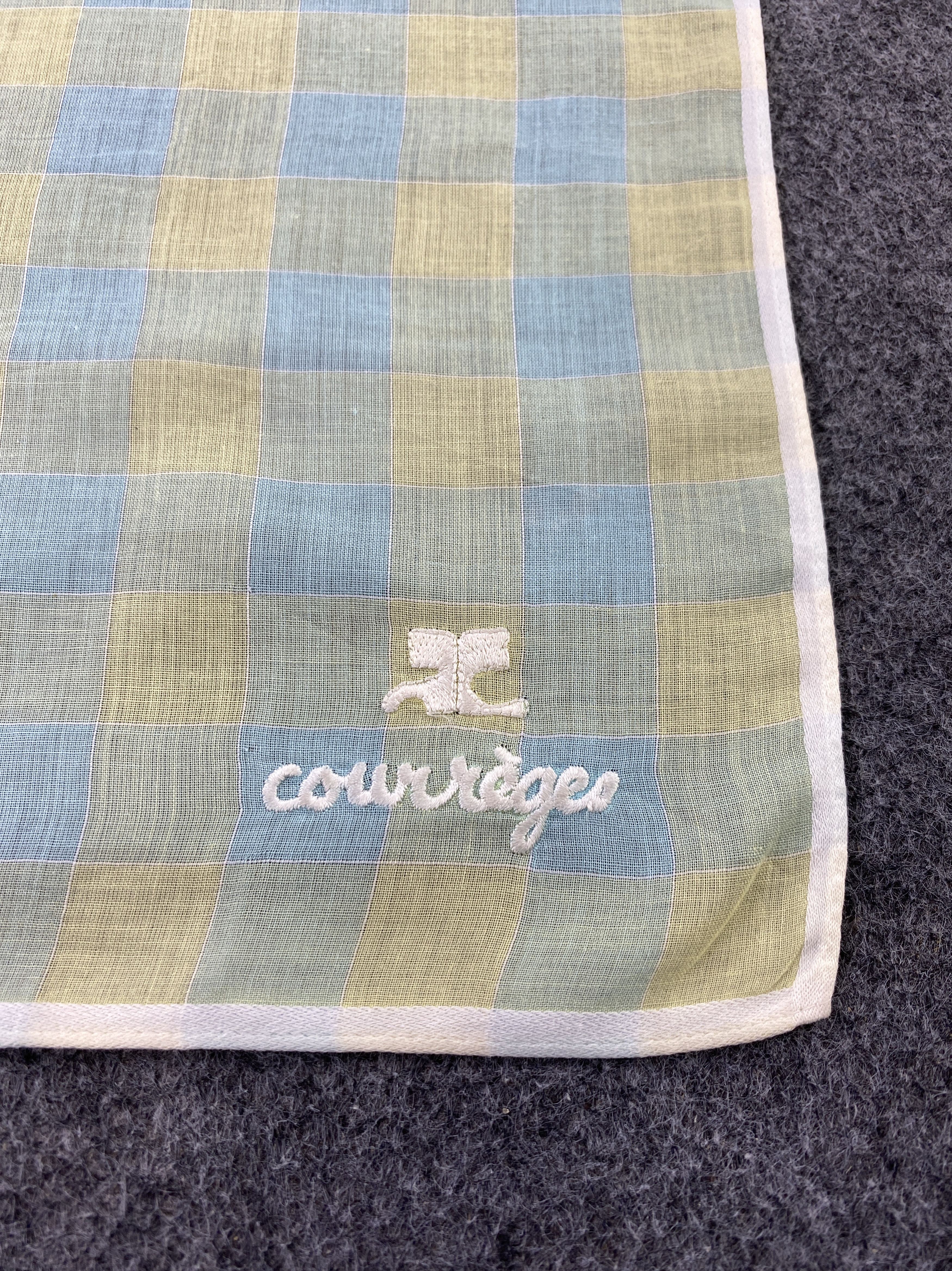 Courreges Courreges Homme Handkerchief / Neckerchief / Bandana-B309 Size ONE SIZE - 5 Thumbnail