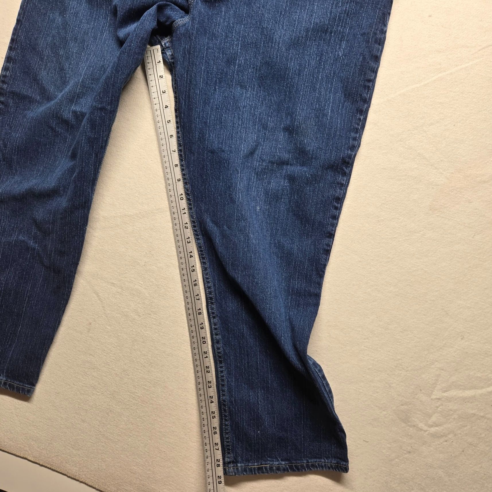 Lee LEE RIDERS Jeans Skinny Denim Blue 24W Adult Women's High Rise 11.5 in Stretch 5-Pocket Jeans Autumn Winter Spring Summer Size 42" / US 20 - 7 Thumbnail