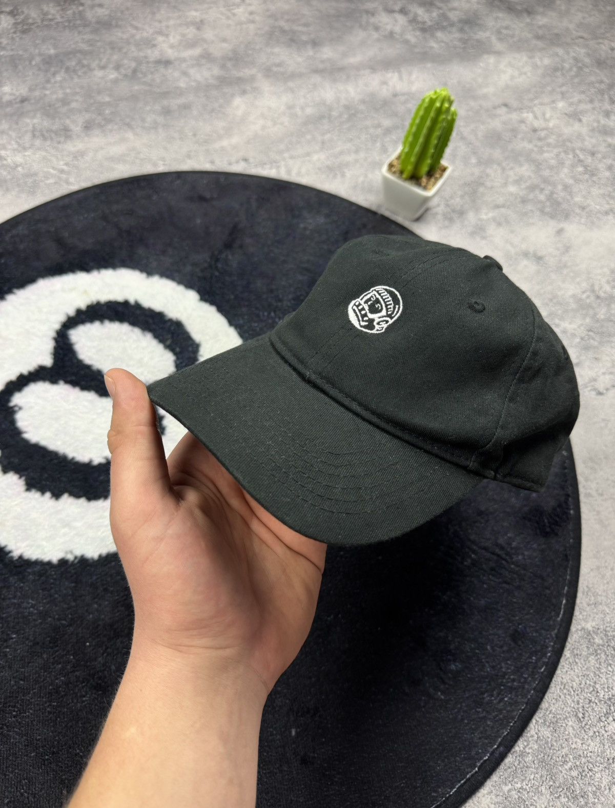 Billionaire Boys Club Billionaire Boys Club BBC Astro Helmet Logo Black Strap Cap Size ONE SIZE - 5 Thumbnail