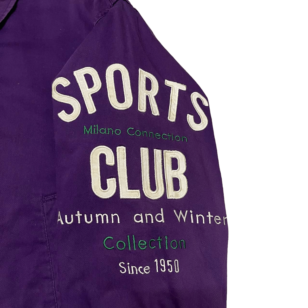 Japanese Brand 🔥Purple🔥Vintage Milano Connection Embroidery Jacket Size US L / EU 52-54 / 3 - 6 Thumbnail