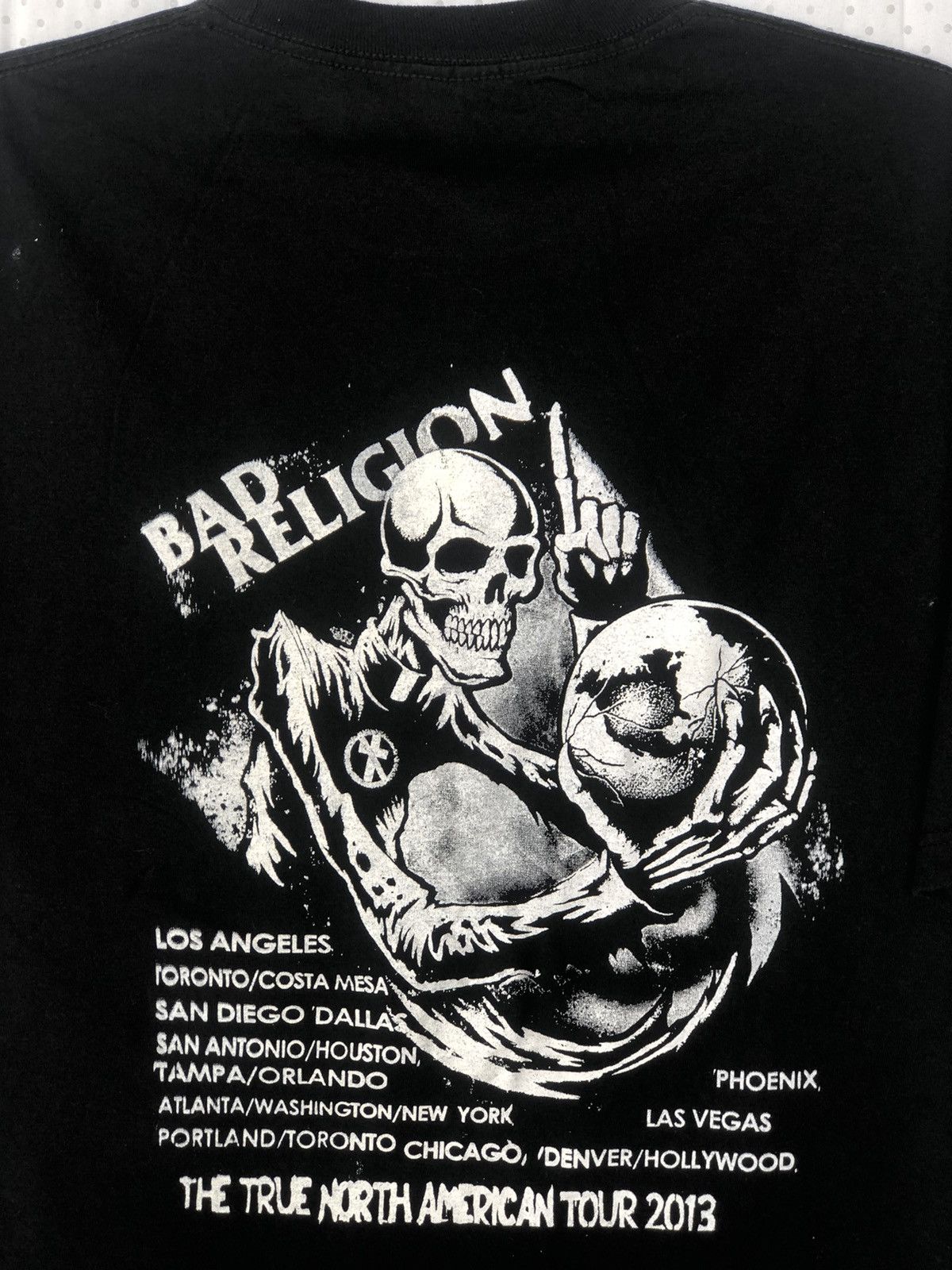 Band Tees Vintage BAD RELIGION Punk 2013 Tour Tee Size US L / EU 52-54 / 3 - 5 Thumbnail