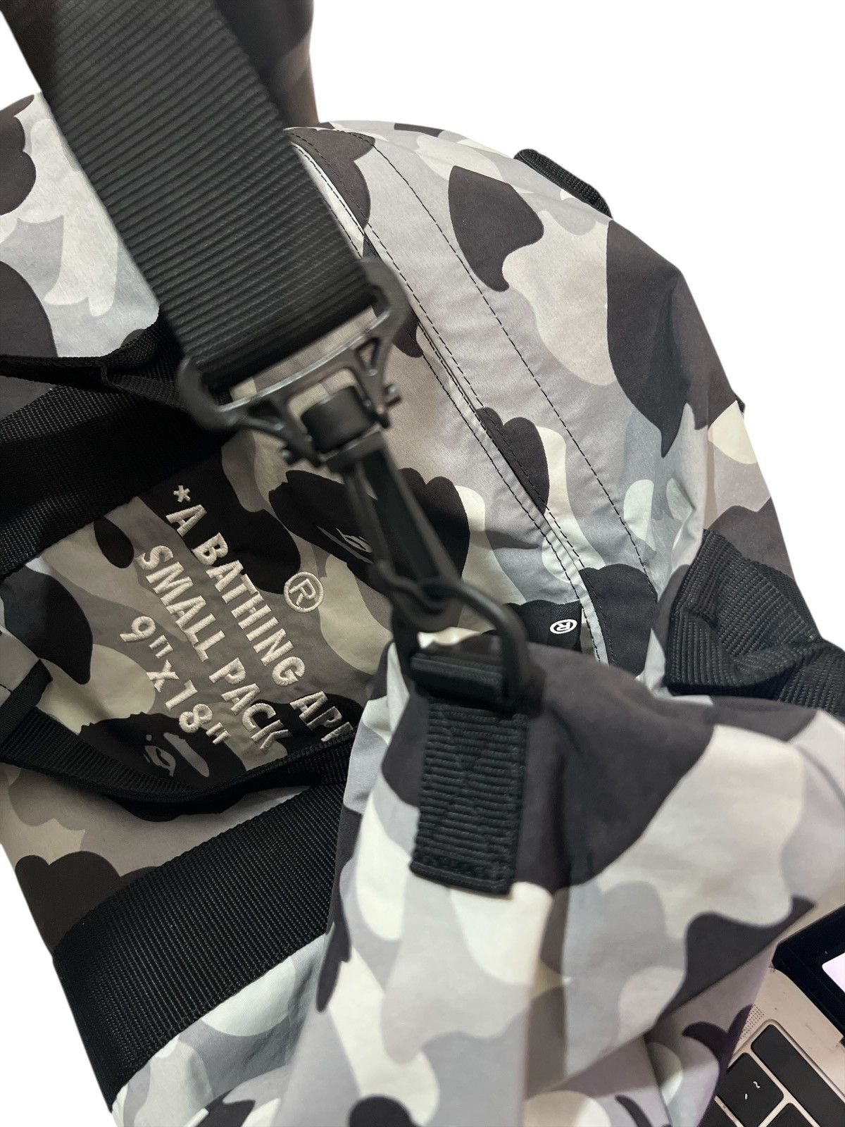 Bape Bape Boston Duffle Bag Camo Drum Small Pack Size ONE SIZE - 7 Thumbnail