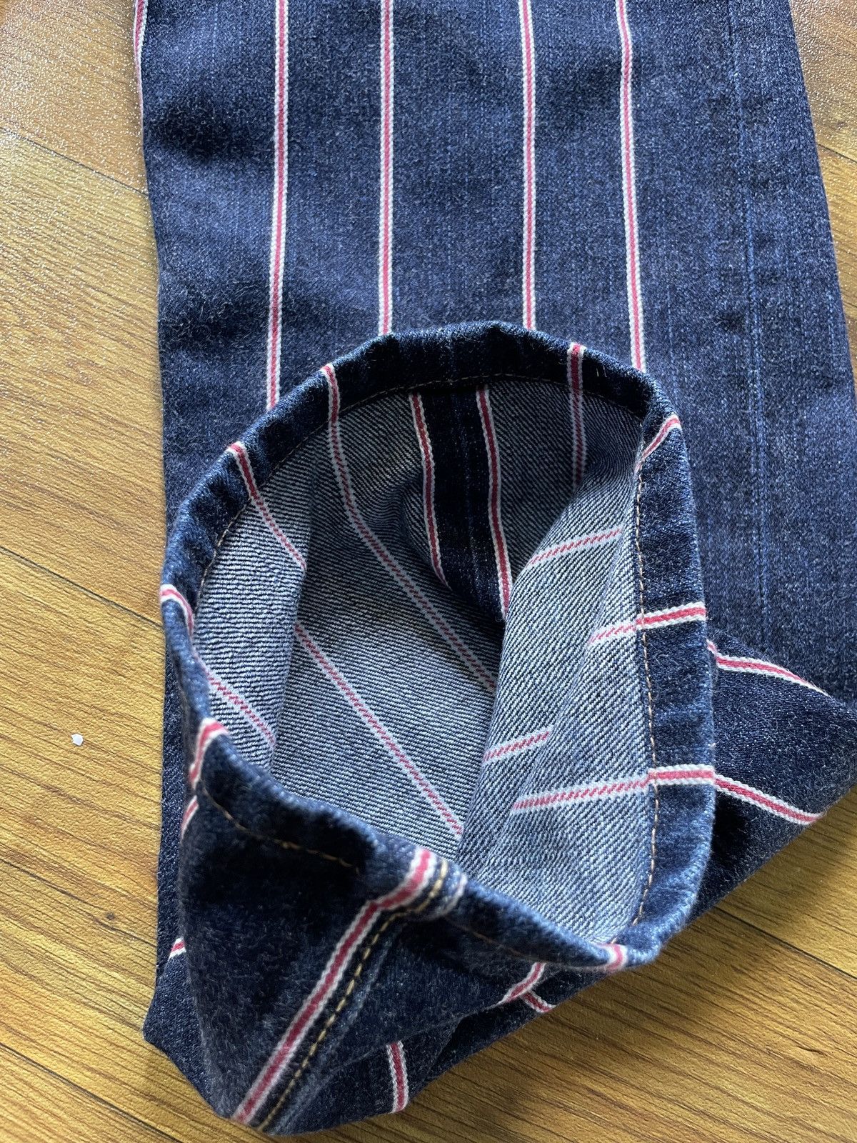 Edwin × Kapital × Vintage Vintage 90s Edwin Japan 16oz Denim Red Selvedge Size US 30 / EU 46 - 6 Thumbnail