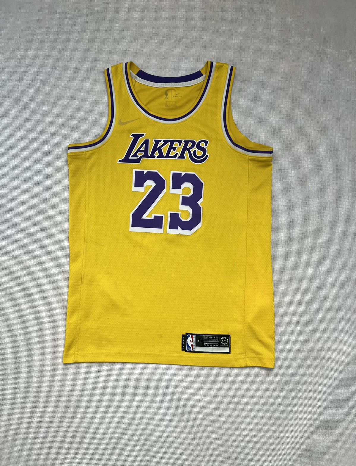 NBA × Nike Jersey Nike Los Angeles Lakers 23 Lebron James NBA Size US S / EU 44-46 / 1 - 1 Thumbnail