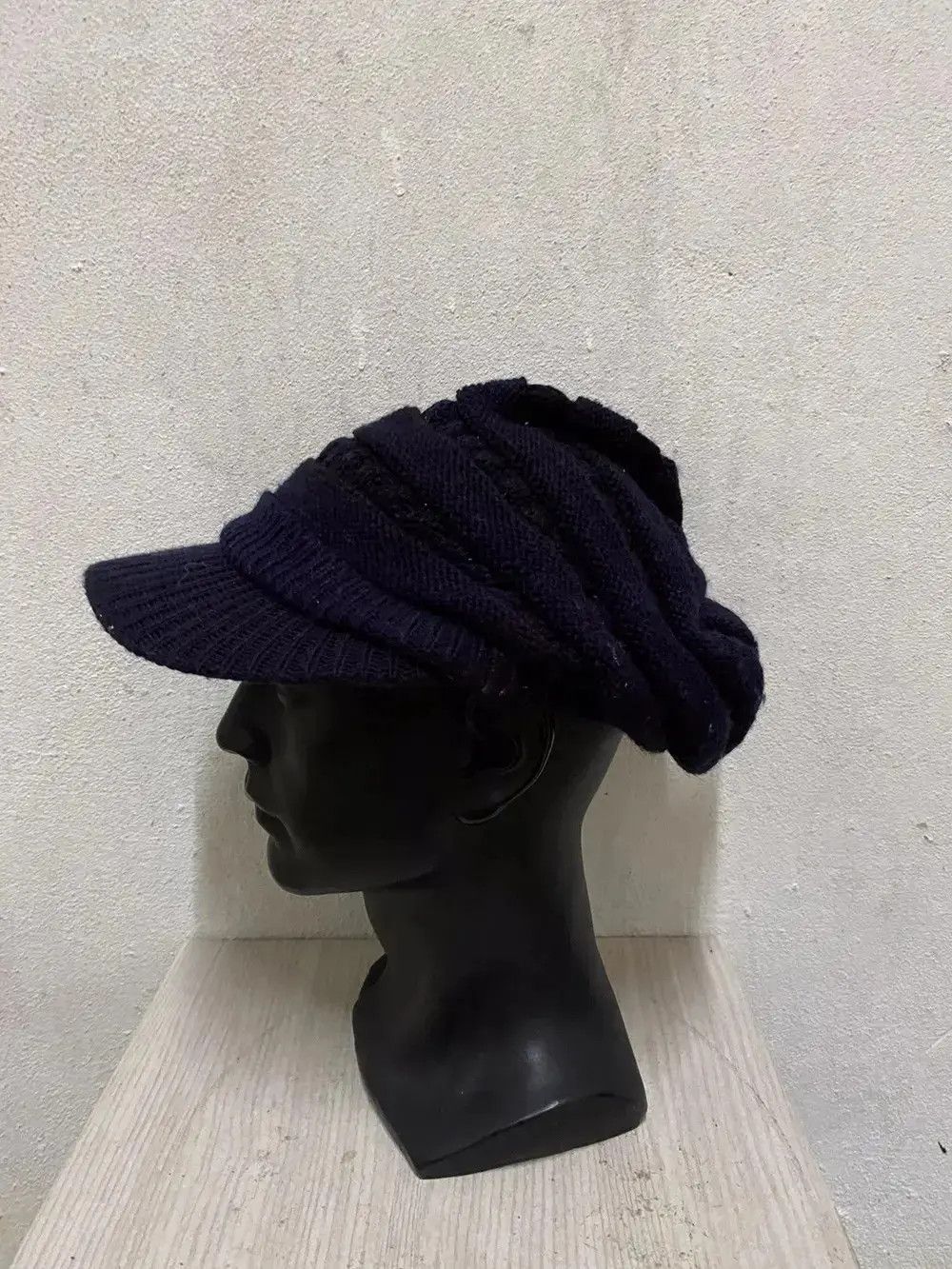 Japanese Brand Japanese Brand Double Focus Knit Visor Beanie Hat Size ONE SIZE - 2 Thumbnail