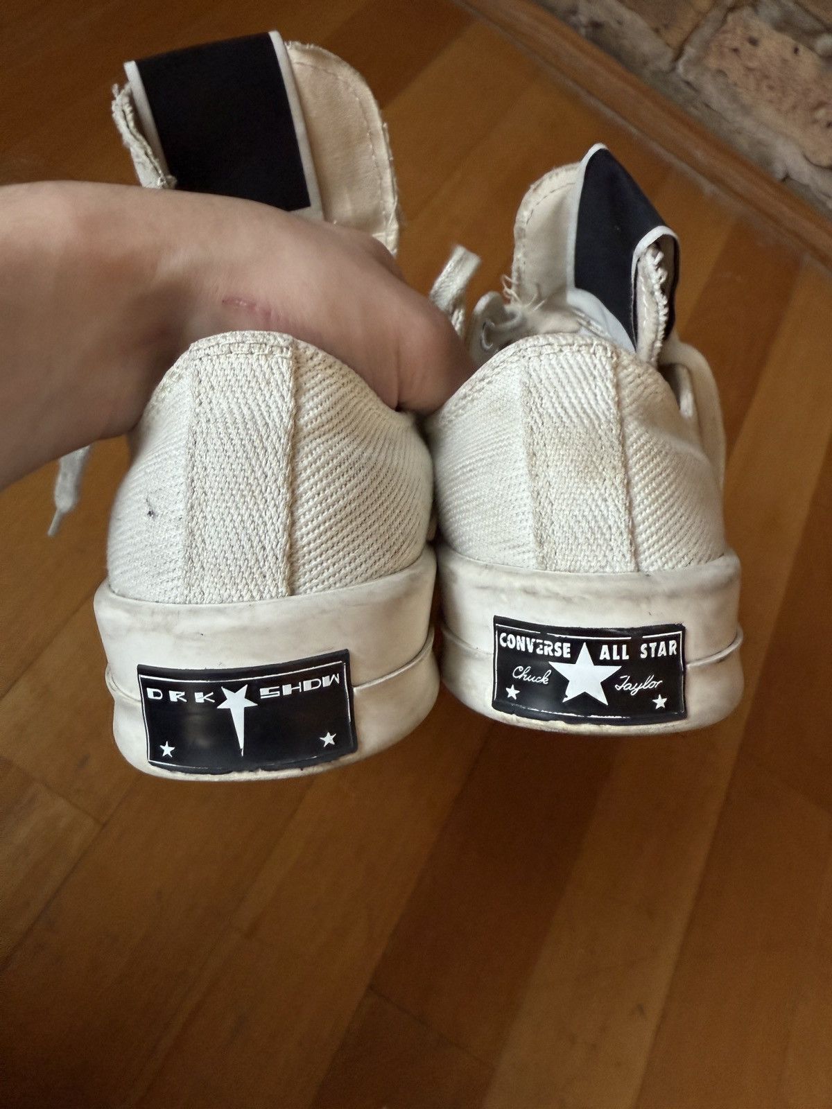 Converse × Rick Owens Drkshdw Rick Owens Drkshdw x Converse Low Top Sneaker Size US 9 / EU 42 - 4 Thumbnail