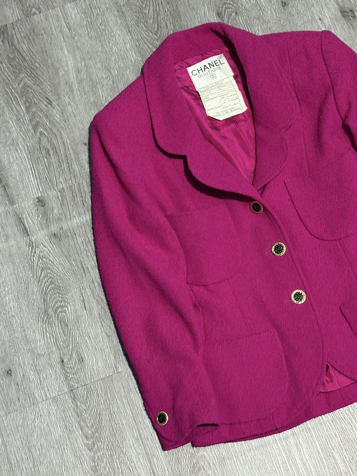 Chanel Pink Tweed Jacket
