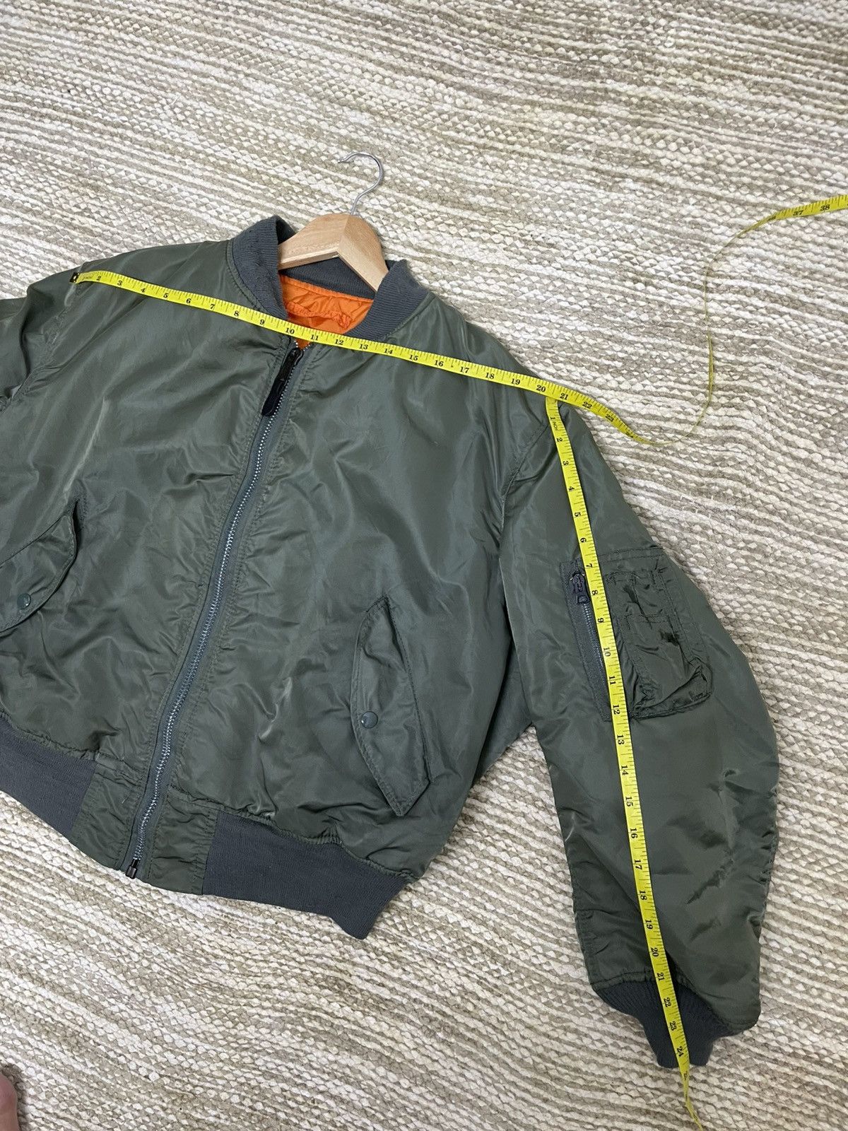 Alpha Industries Vintage Alpha Industries MA-1 Flight Bomber Jacket Size US XL / EU 56 / 4 - 12 Thumbnail