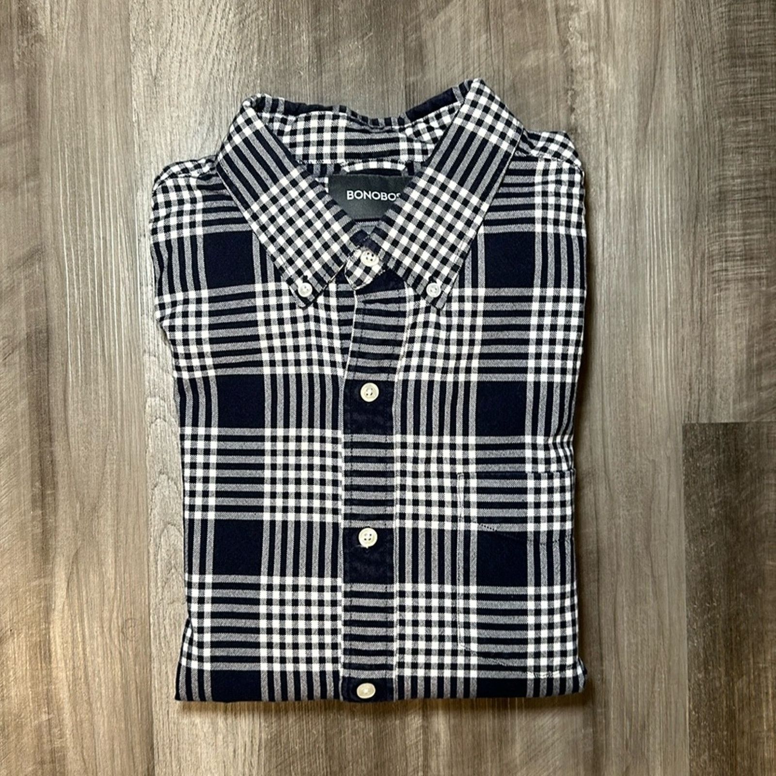 Bonobos Bonobos Standard Fit Heavy Long Sleeve Button Down - Large Size US L / EU 52-54 / 3 - 1 Thumbnail