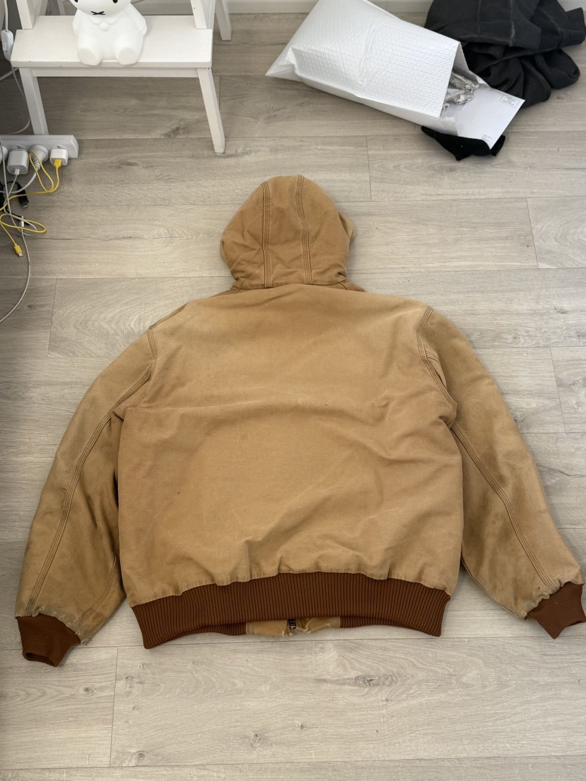 Carhartt Vintage Carhartt zip up hooded jacket Size US XL / EU 56 / 4 - 6 Thumbnail