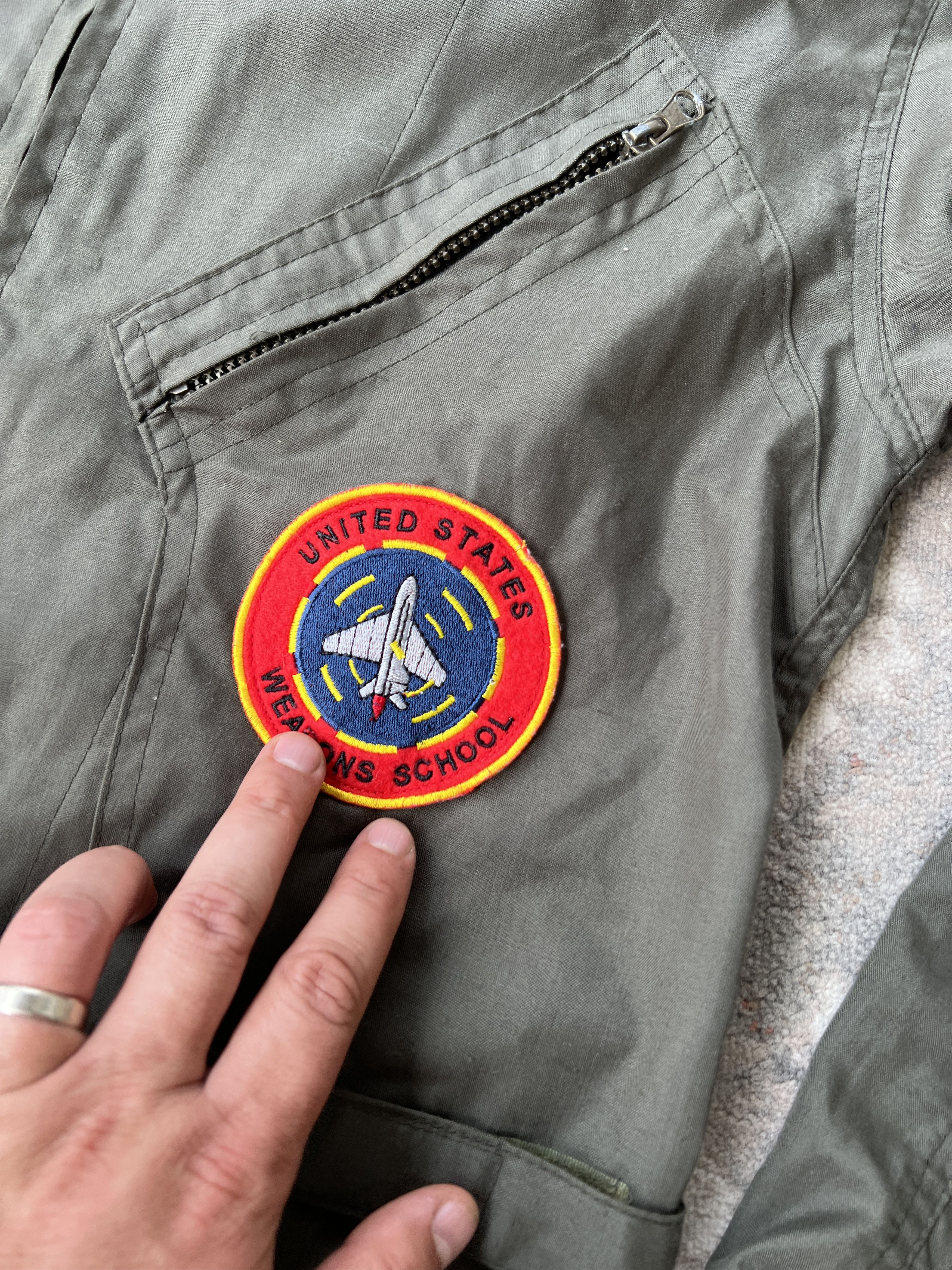 Vintage Top Gun Tom Cat USA Maverick VF-1 Weapons School Overall Size US M / EU 48-50 / 2 - 3 Thumbnail
