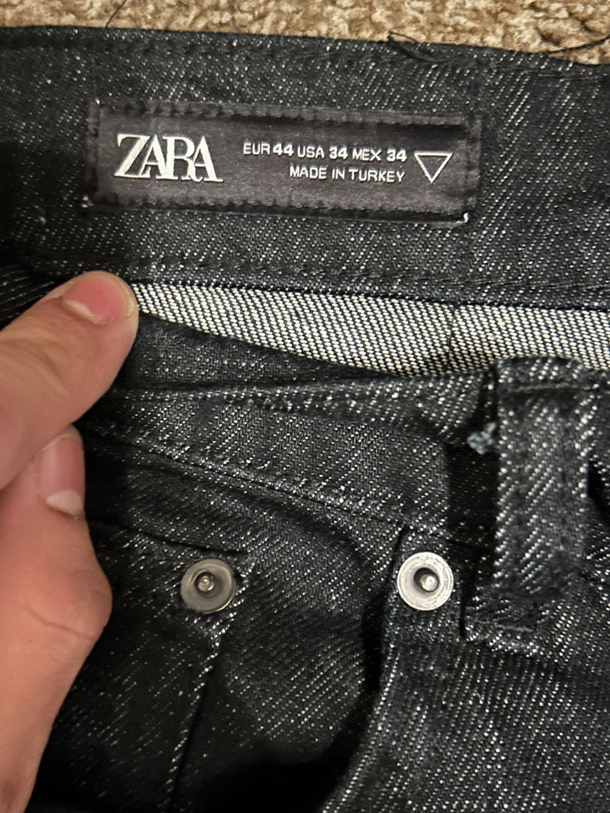 Zara Zara baggy wide leg jean Size US 34 / EU 50 - 3 Thumbnail
