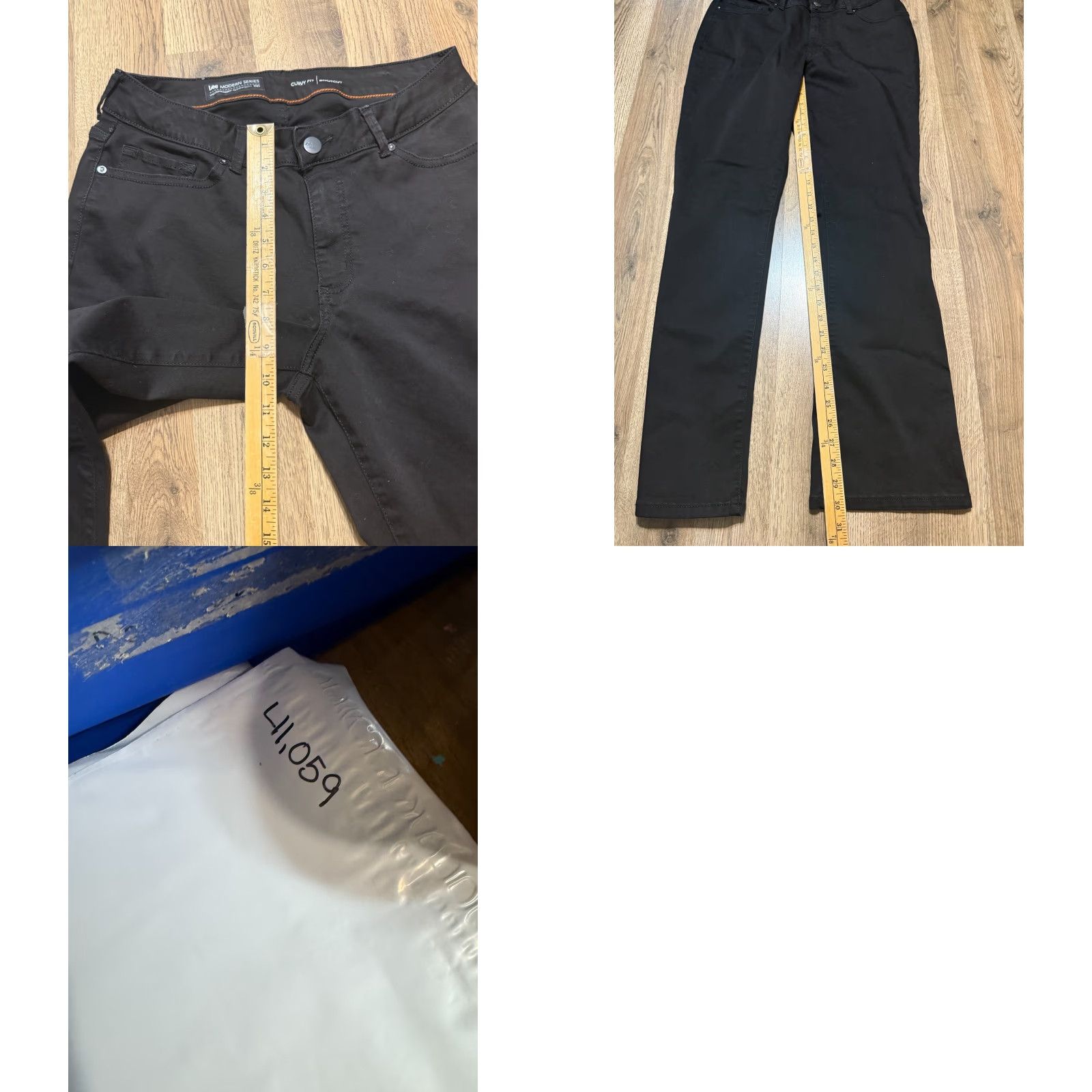 Lee Lee Jeans Women Bootscut Denim 30 Regular Black Size 30 Waist Stretch 5-Pocket Curvy Fit Modern Vintage No N/A Size 30" / US 8 / IT 44 - 8 Thumbnail