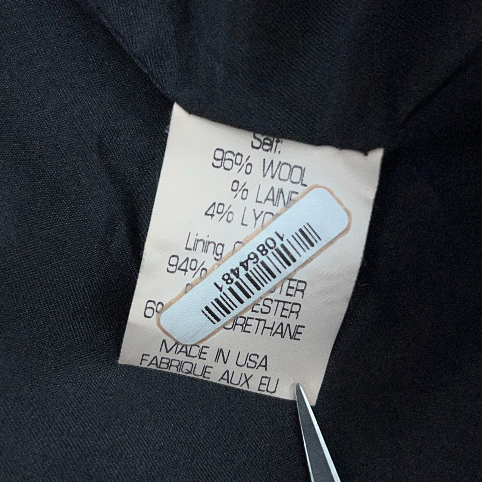 Theory Theory Women Size 0 Blazer Single Breasted Vintage Black Size XS / US 0-2 / IT 36-38 - 15 Thumbnail