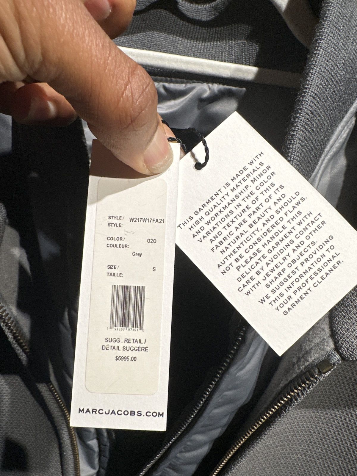 Marc Jacobs × Marc by Marc Jacobs $6,000 FW21 Runway 2in1 bomber Size US S / EU 44-46 / 1 - 3 Thumbnail