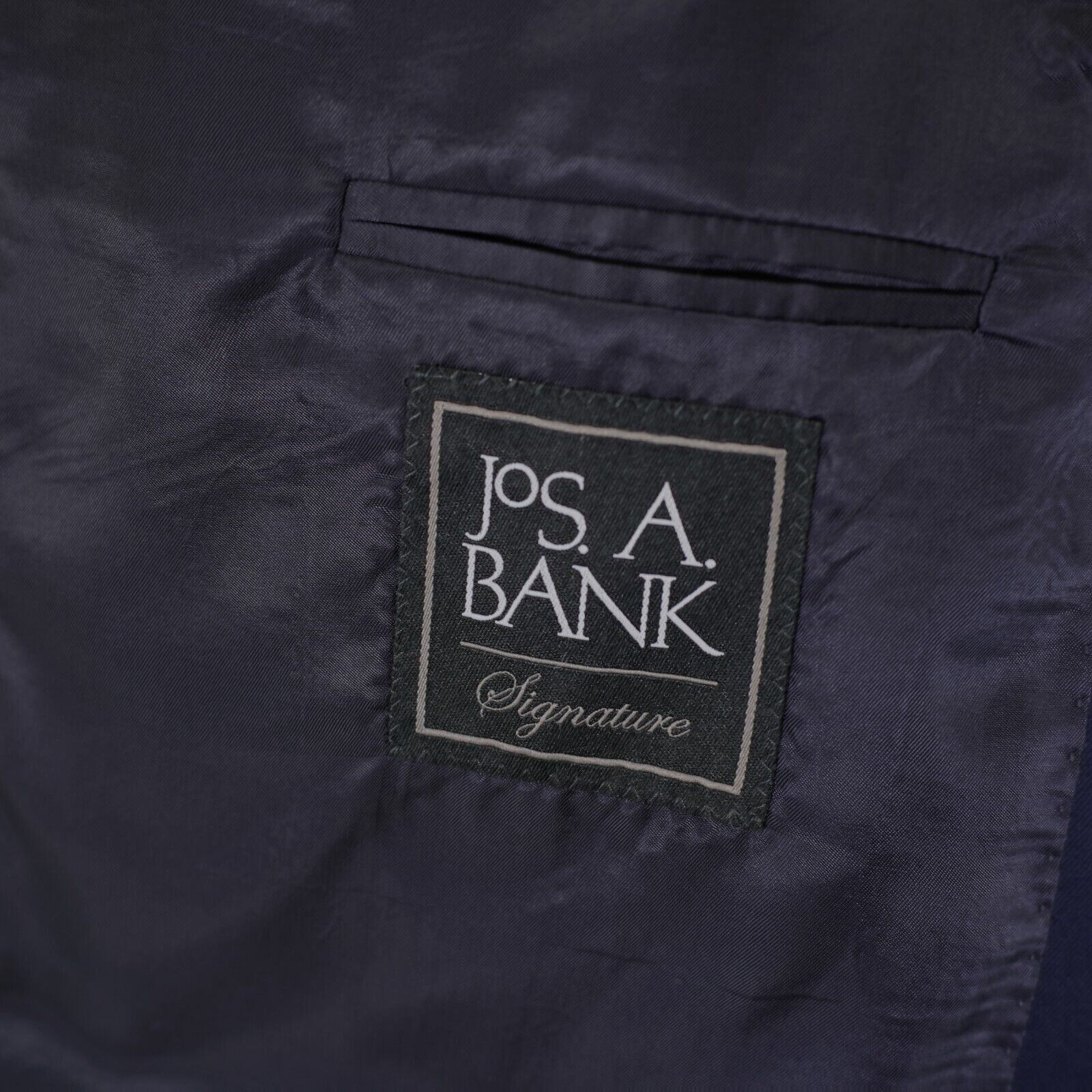 Jos. A. Bank Jos A Bank Signature Wool Blue 2 Gold Button Blazer 46R Tagg Size 46R - 8 Thumbnail