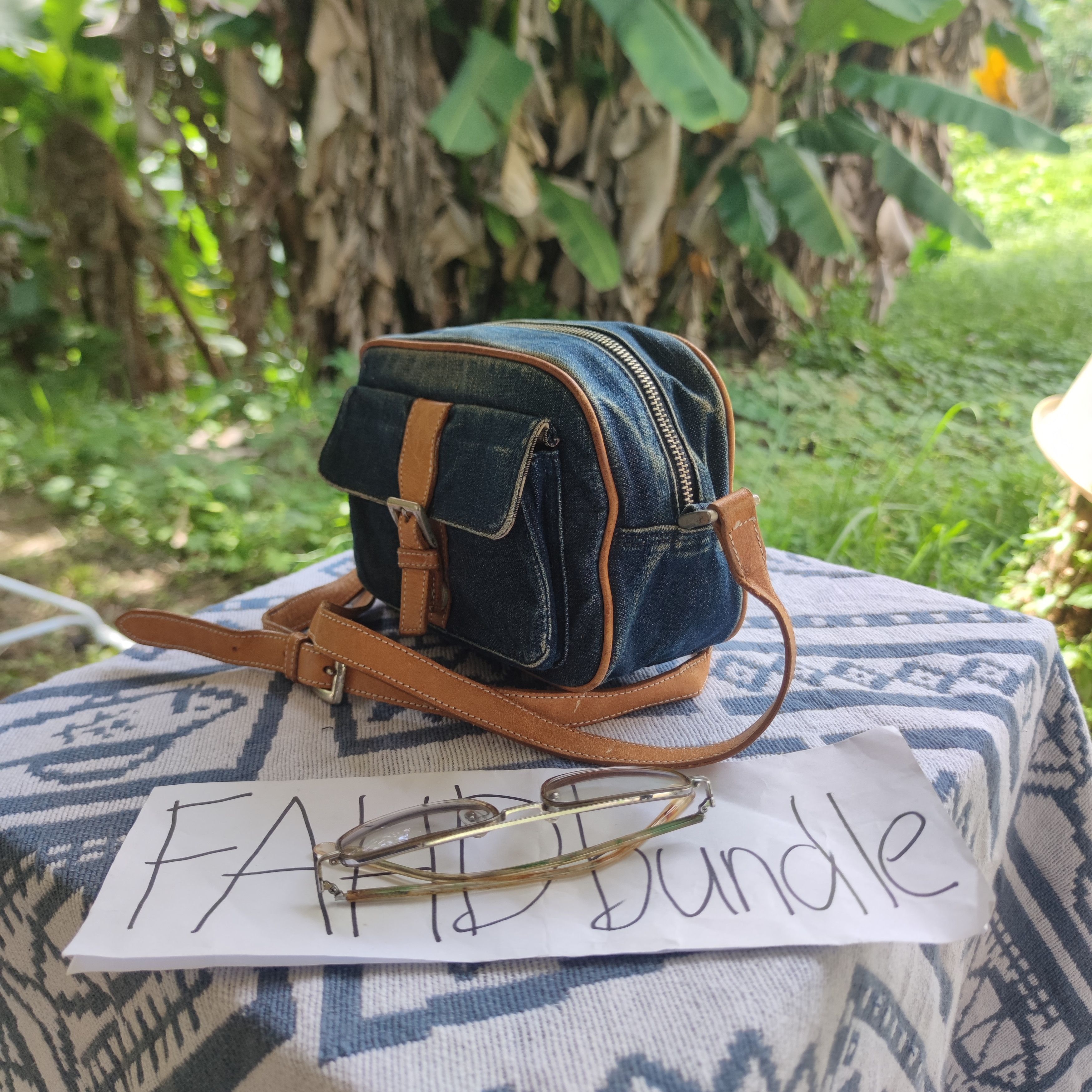 Burberry BURBERRY DENIM SLINGBAG Size ONE SIZE - 9 Thumbnail