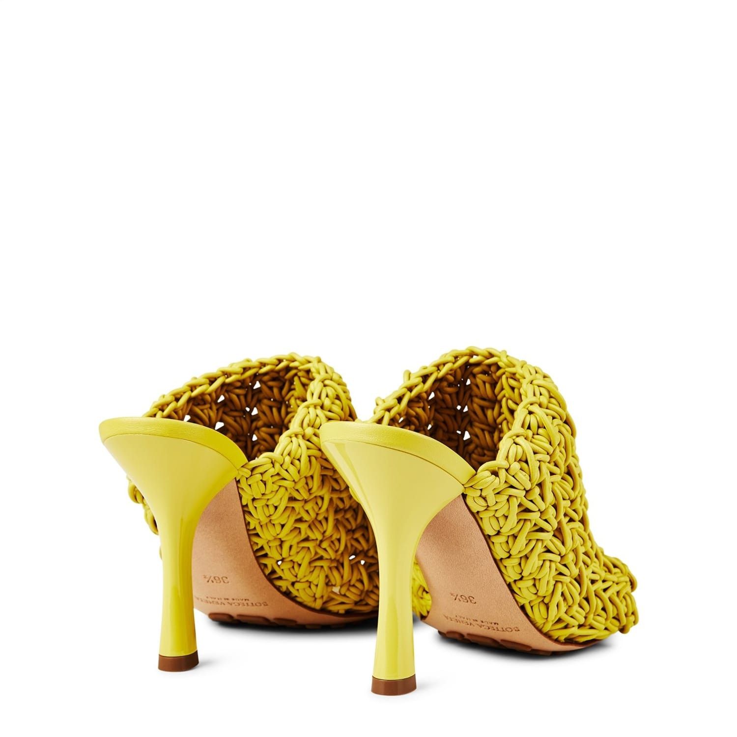 Bottega Veneta Bottega Veneta Bv Stiletto Heel Mules in Green Size US 5.5 / IT 35.5 - 4 Thumbnail
