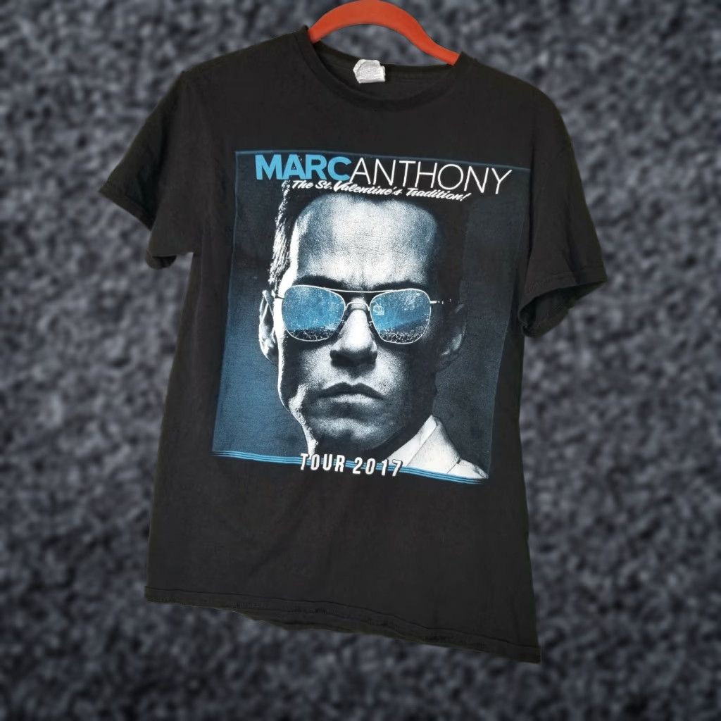 DANCER Marc Anthony Mens T-Shirt Tour 2017 Latin Rock Pop Dance Concert Tee S Black Mens Shirts Size US S / EU 44-46 / 1 - 1 Thumbnail