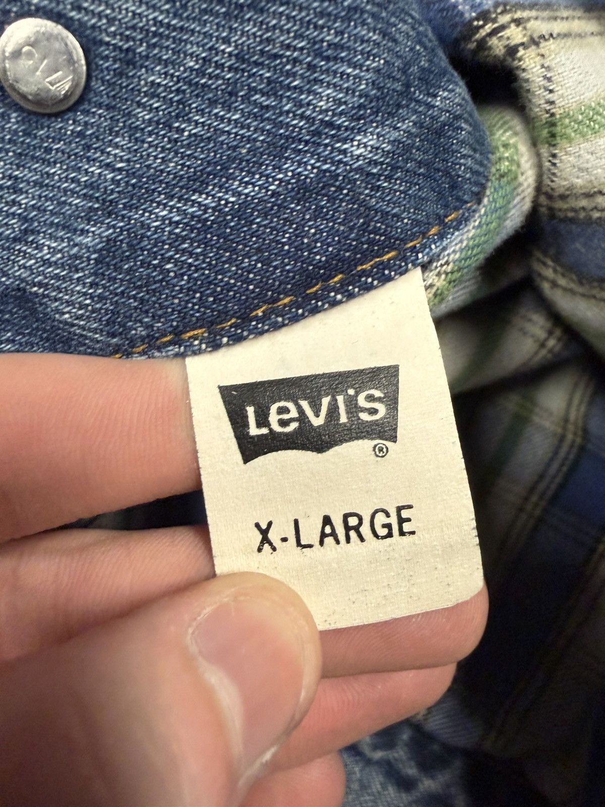 Levi's Crazy levis kanye west double layered aop jacket Size US XL / EU 56 / 4 - 5 Thumbnail