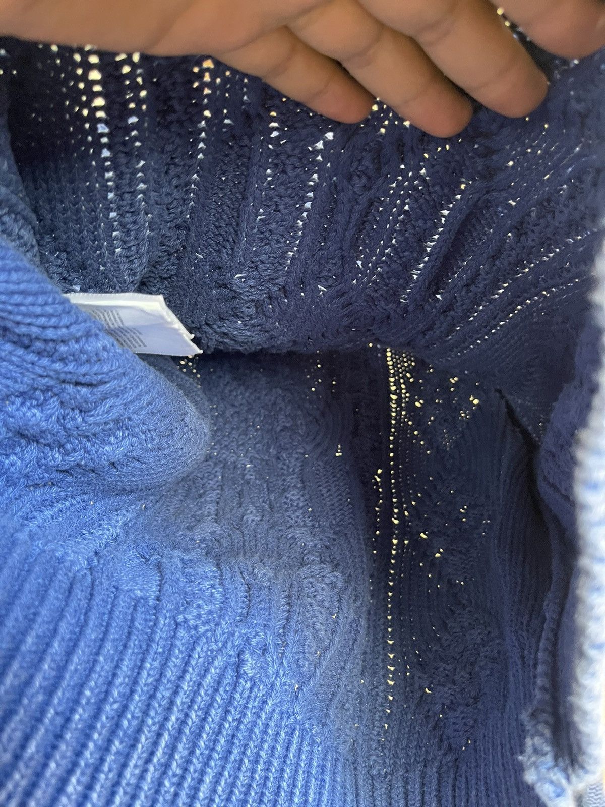 Polo Ralph Lauren Polo Ralph Lauren Aran Knit Cotton Sweater Faded Style Size US M / EU 48-50 / 2 - 8 Thumbnail