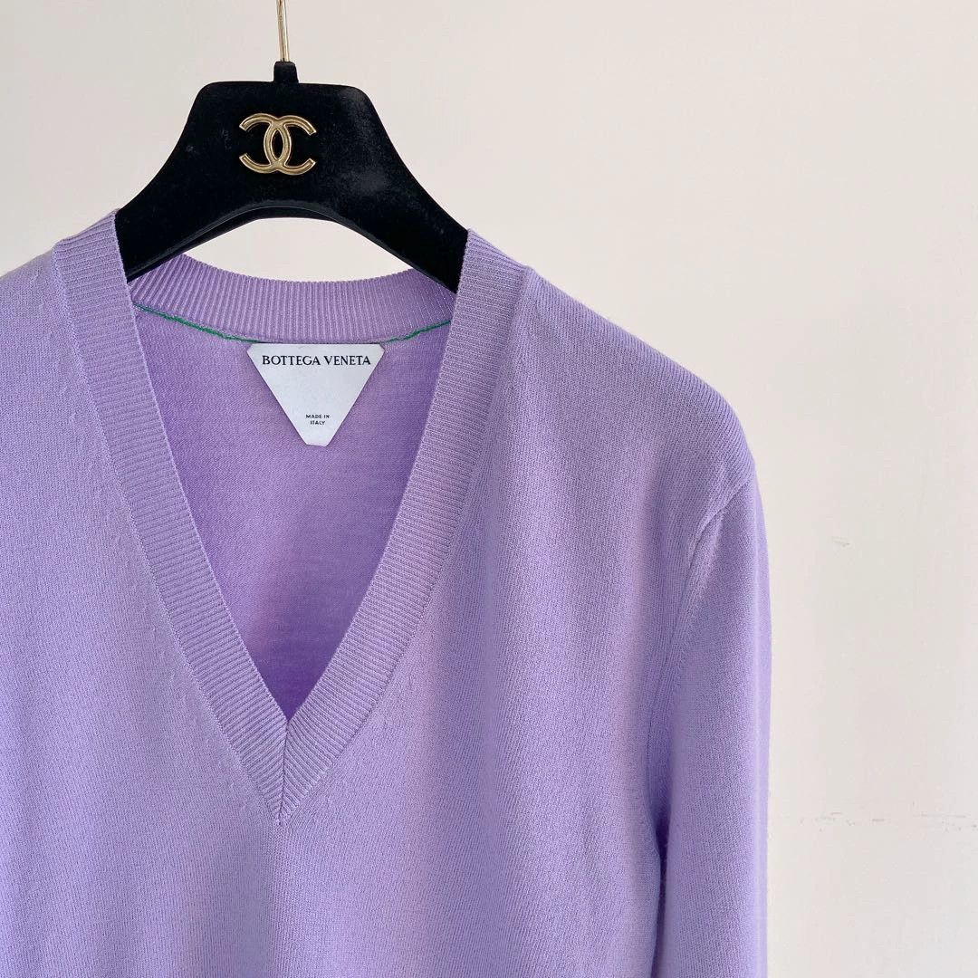 Bottega Veneta Bottega Veneta Purple Knit Top XS Size XS / US 0-2 / IT 36-38 - 3 Thumbnail