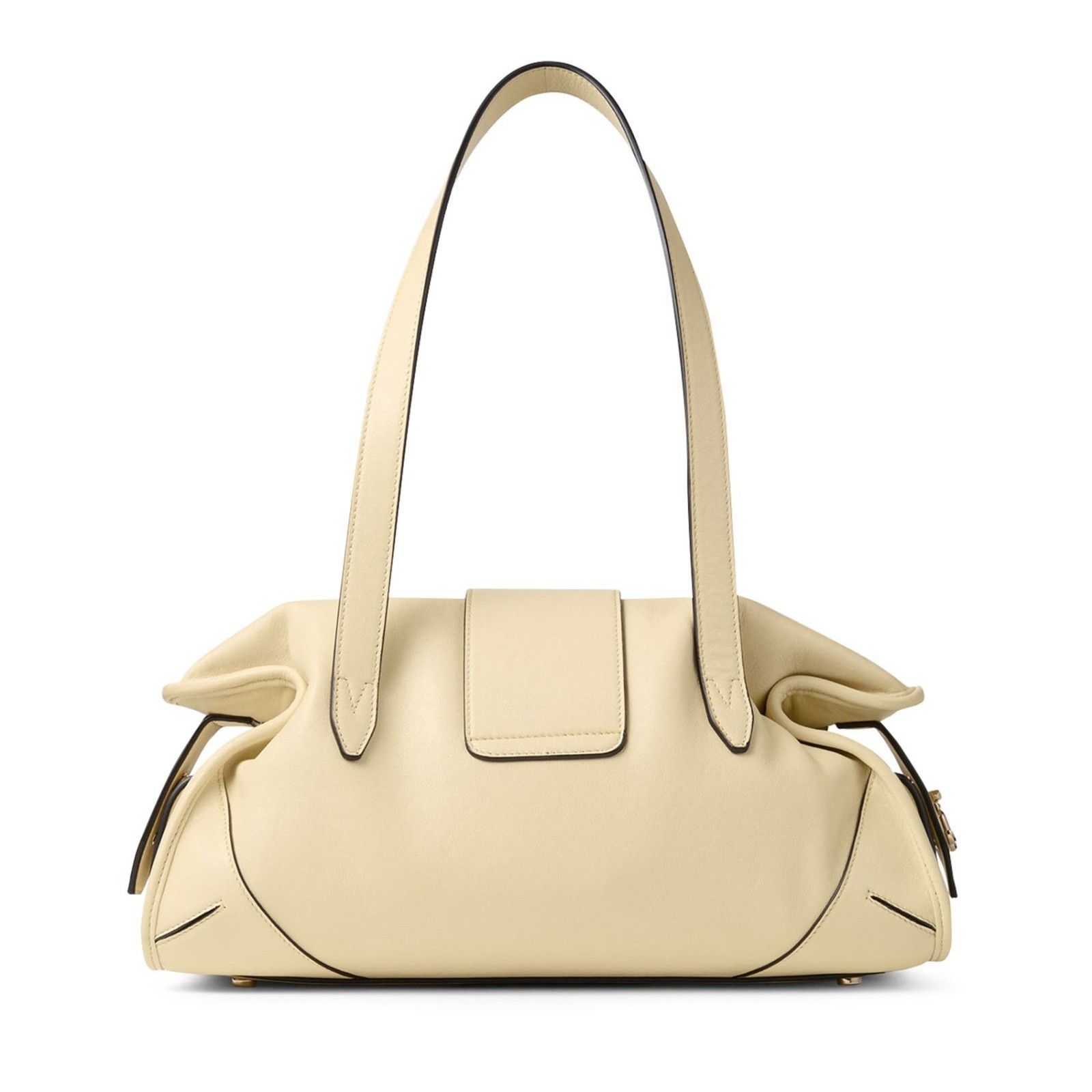 Jimmy Choo JIMMY CHOO Medium Bar BUTTERMILK/SHINY GOLD Shoulder Bag New Size ONE SIZE - 3 Thumbnail